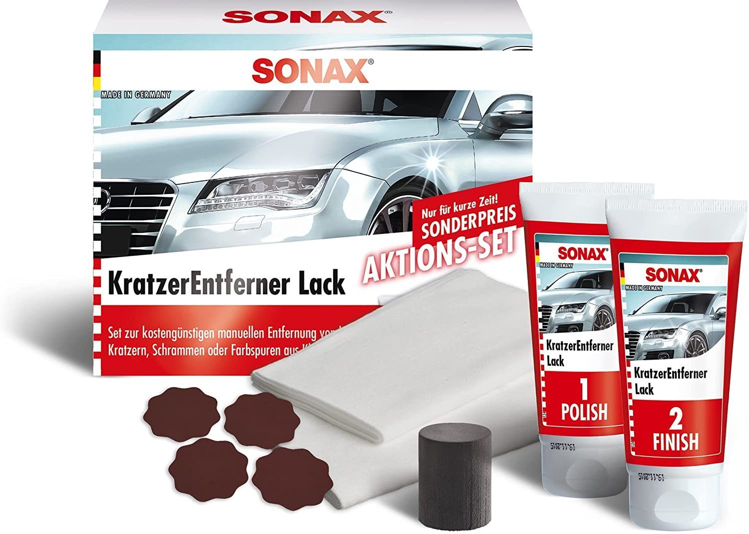 SONAX KratzerEntferner Lack AktionsSet 50 ml Lackpolitur