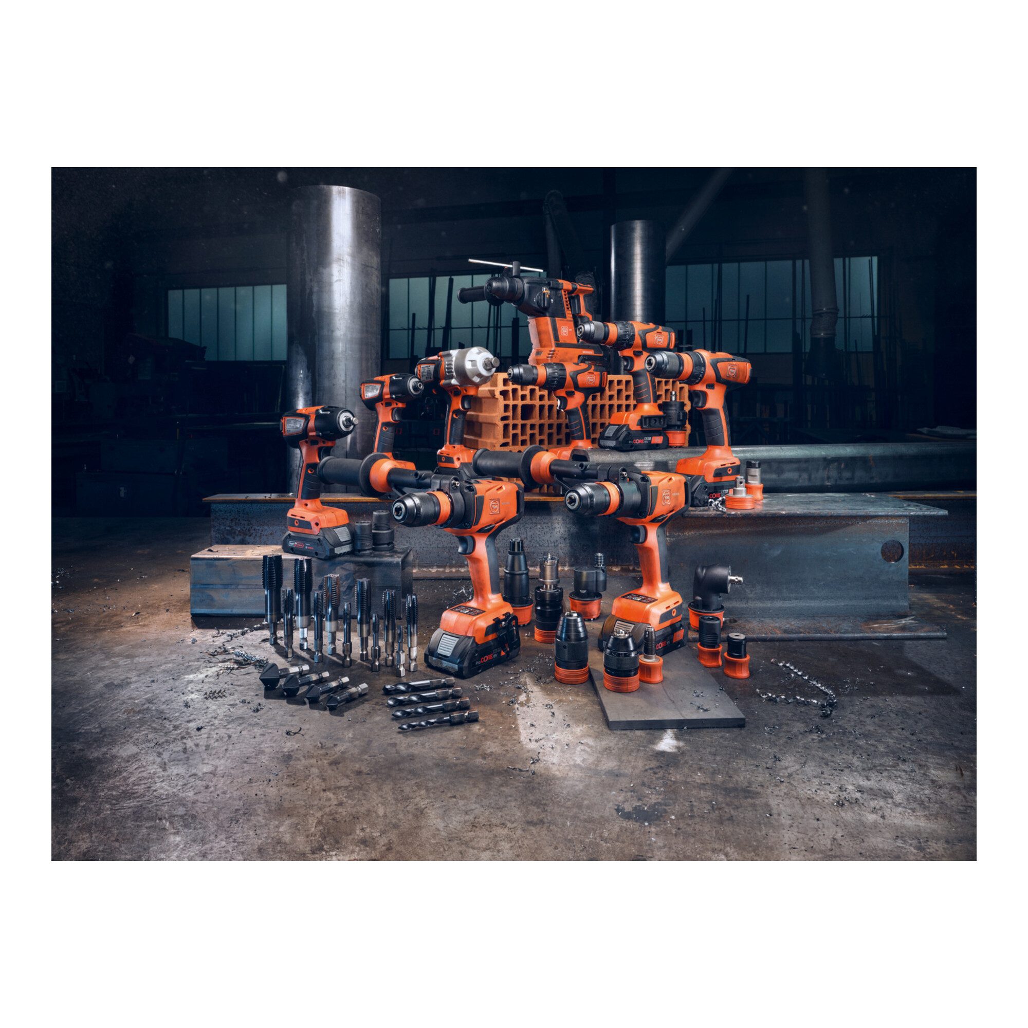 Fein Bohrmaschine Fein 2-Gang Akku-Bohrschrauber ABS 18 Q AS mit 2 Akkus und Schnelllade