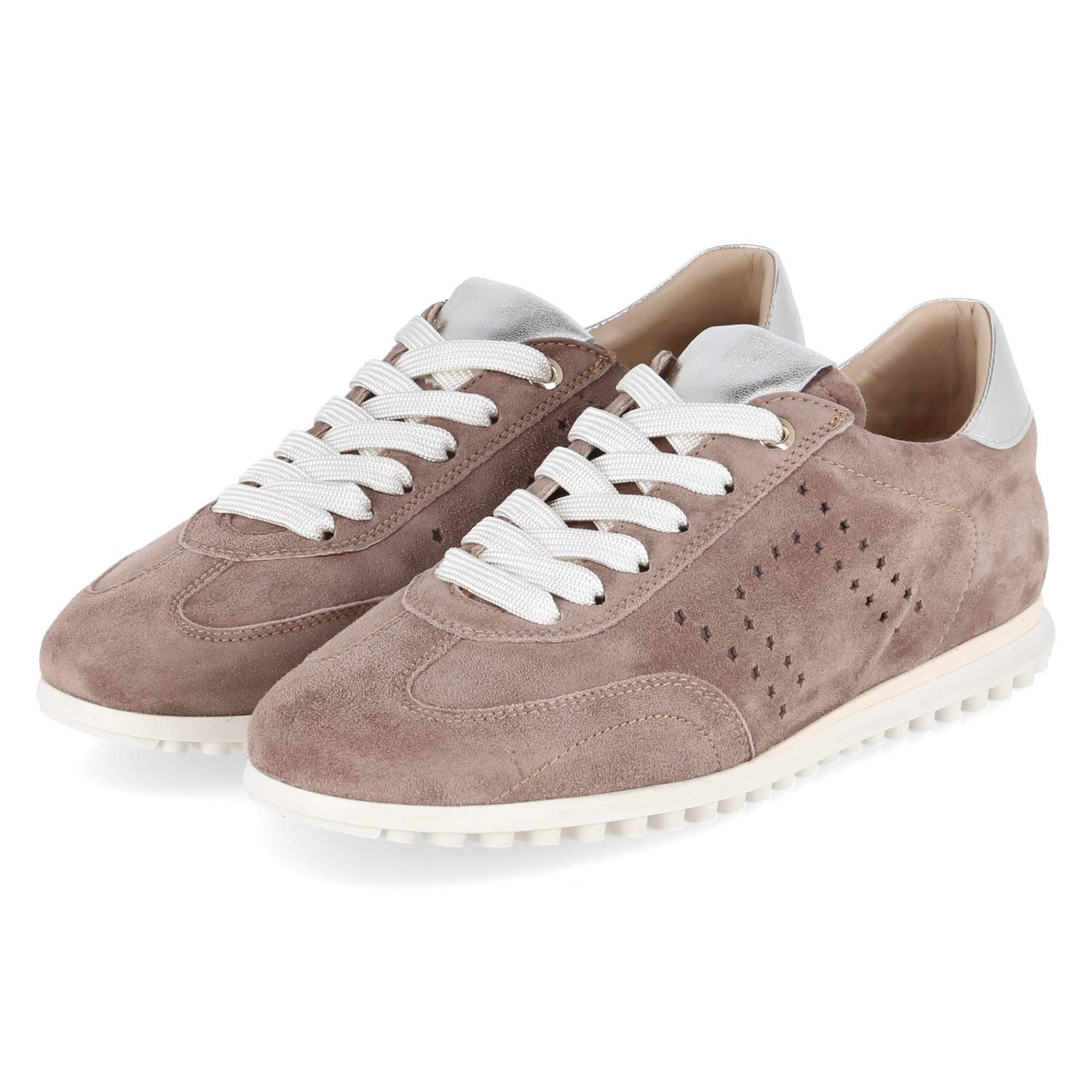 Kaerlek AVRIL MOU-PLA Damen Rauleder taupe Schnürschuh