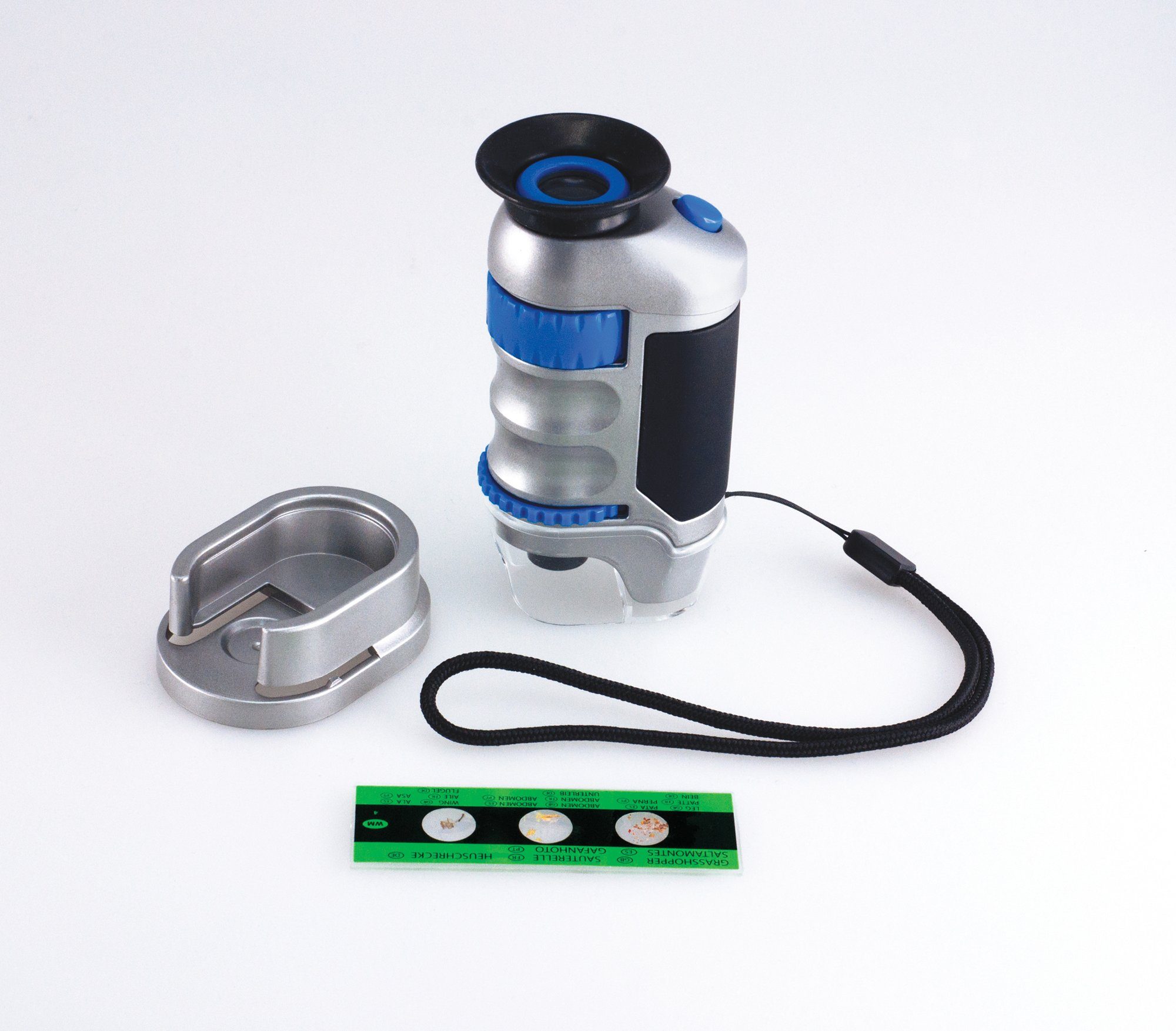 MEDUP Experimentierkasten Taschenmikroskop mit Lupendose und (1-tlg) Lupenheft