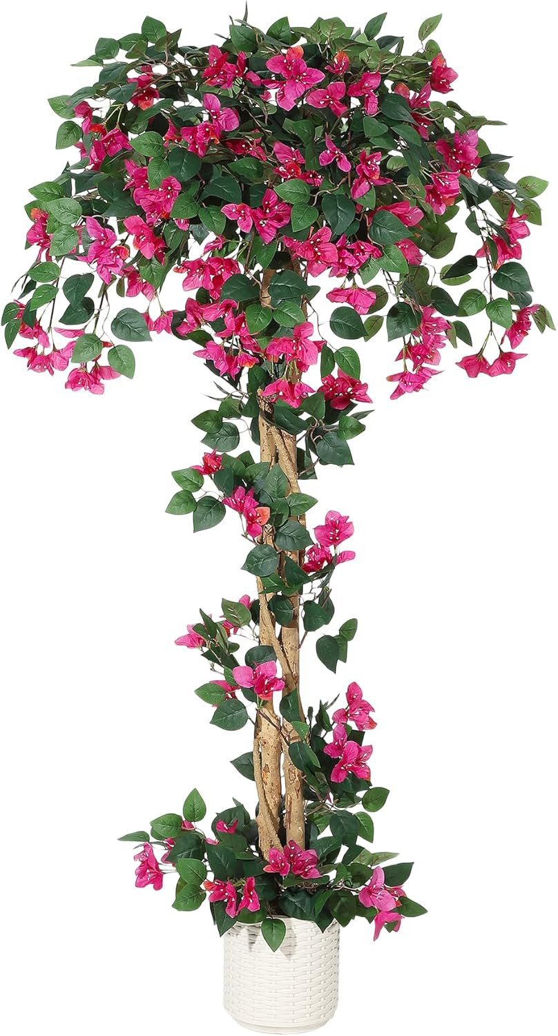 Kunstbaum Künstliche Bougainvillea, Kunstpflanzen,künstlicher Baum, GarveeMore, Höhe 152 cm