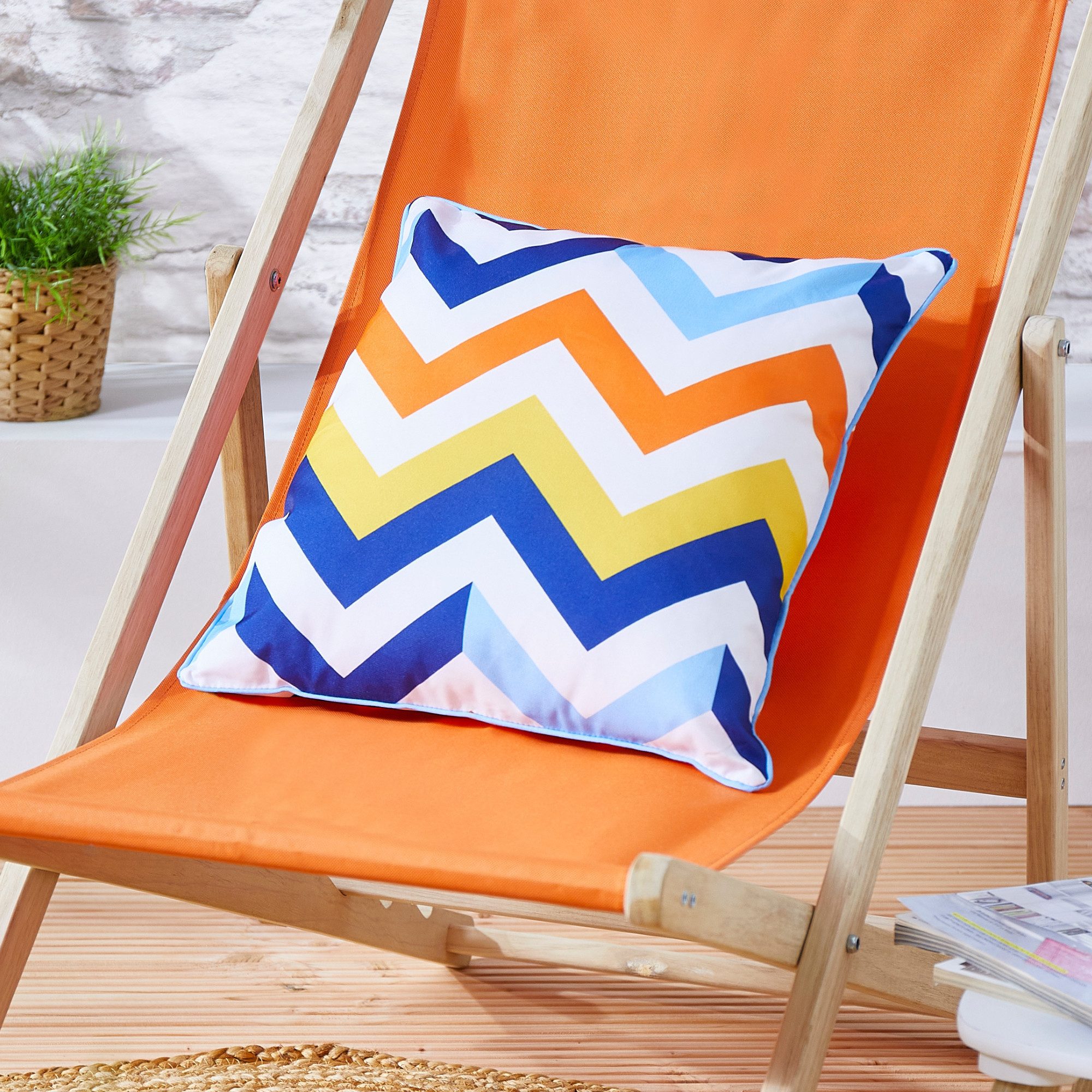 Andiamo Dekokissen Helia, Kissenhülle mit Füllung, Sofakissen, modernes Design, eckig, 40x40, Outdoor geeignet