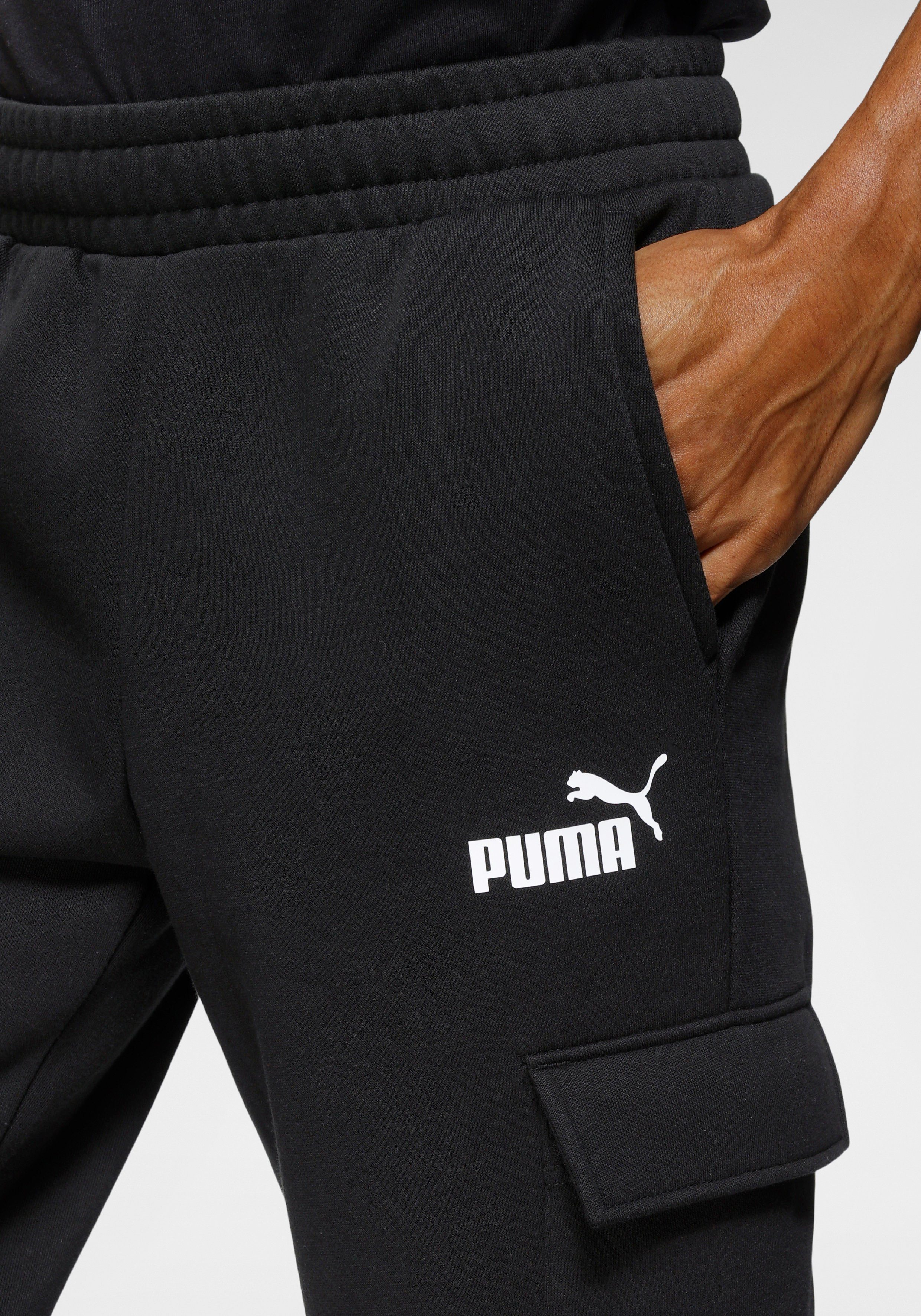 schwarz ESS PANTS Trainingshose PUMA CARGO