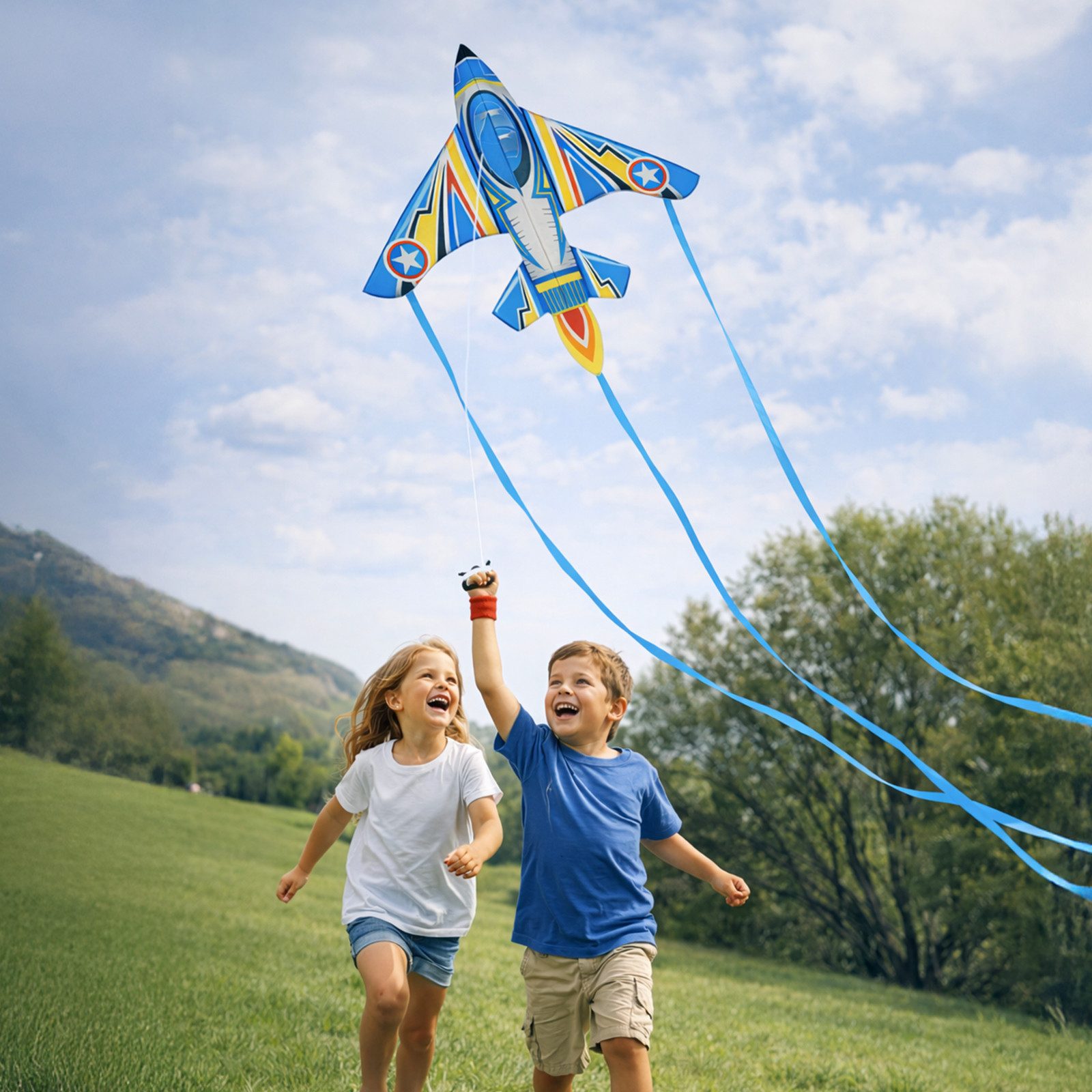 Youyijia Kite Riesen Kampfdrachen für Kinder & Erwachsene Drachen mit 80 m Leine