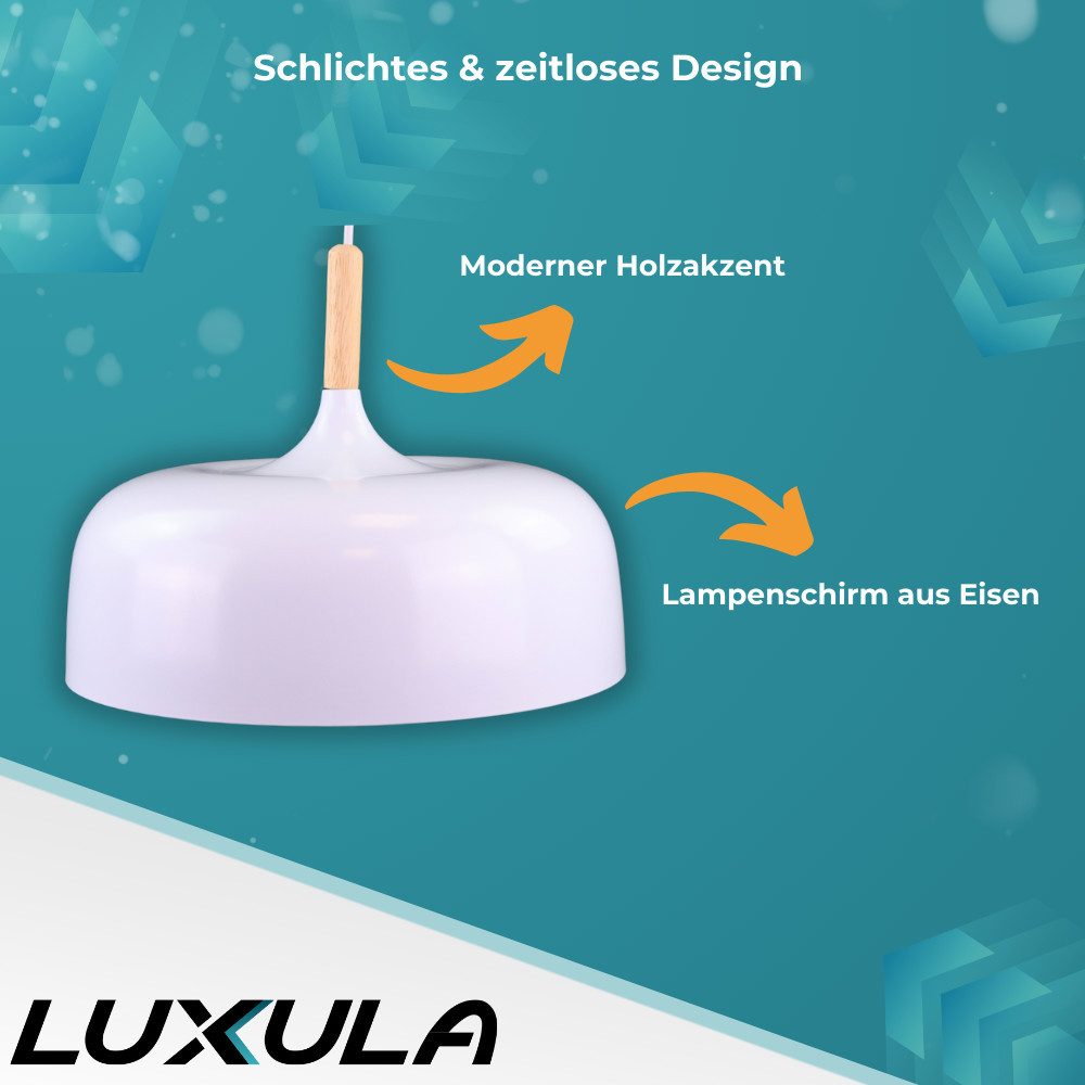 LUXULA LED Pendelleuchte LUXULA LED Pendelleuchte 60 W Schwarz