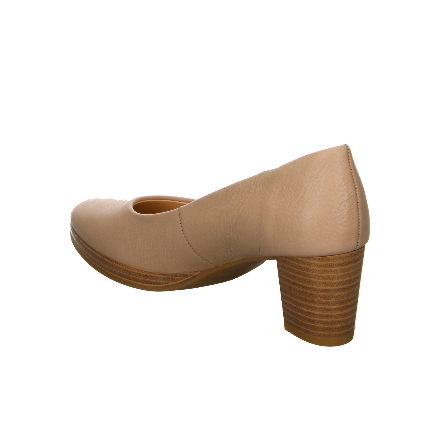 Ara Ara Leder Pumps mittlerer Absatz beige Pumps