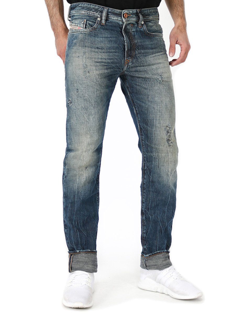 Diesel Slim-fit-Jeans Herren Distressed Hose - Buster 084WN online kaufen |  OTTO