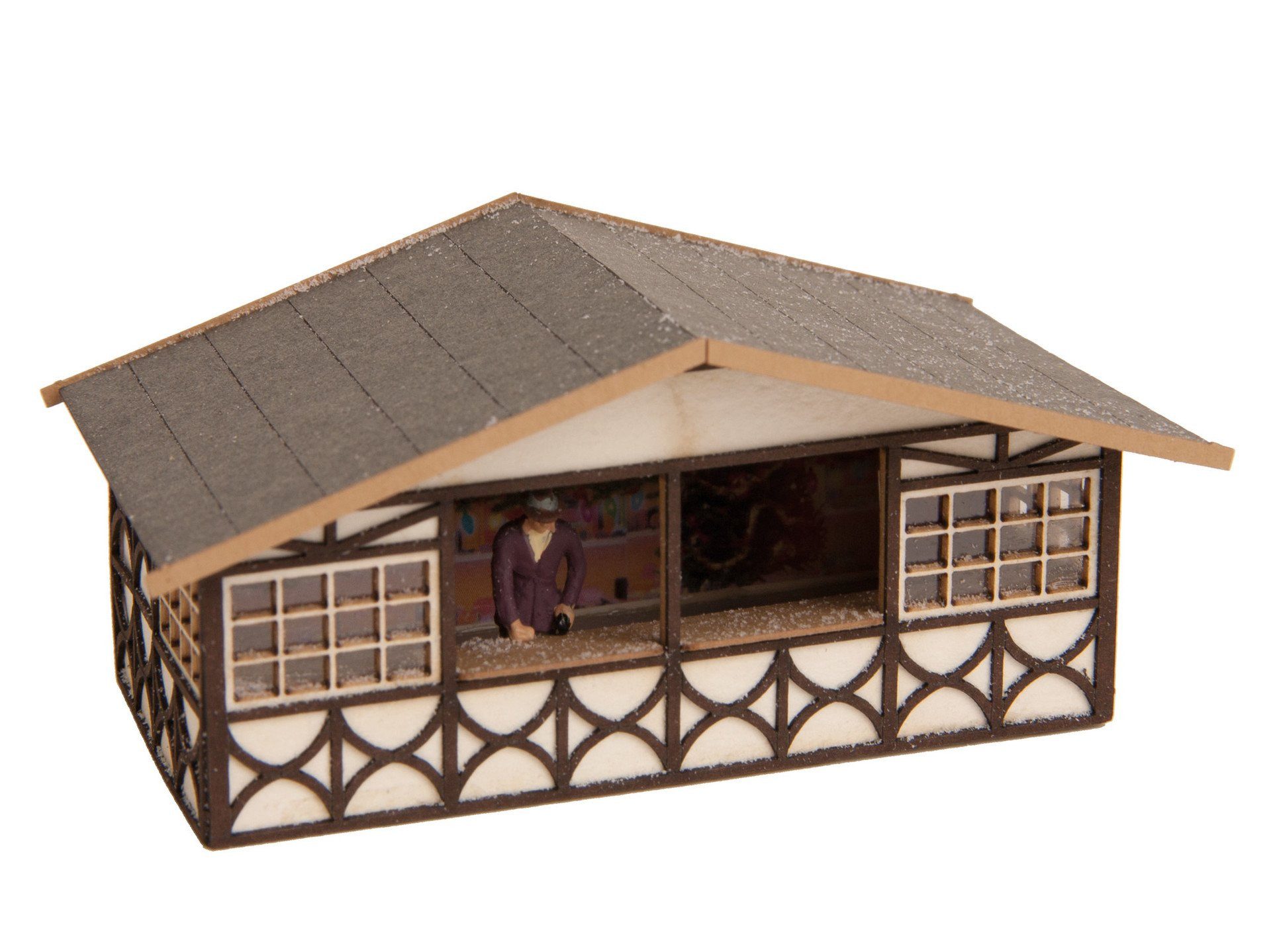 NOCH Weihnachtsfigur Weihnachtsmarktstand, Laser-Cut mini für günstig online kaufen