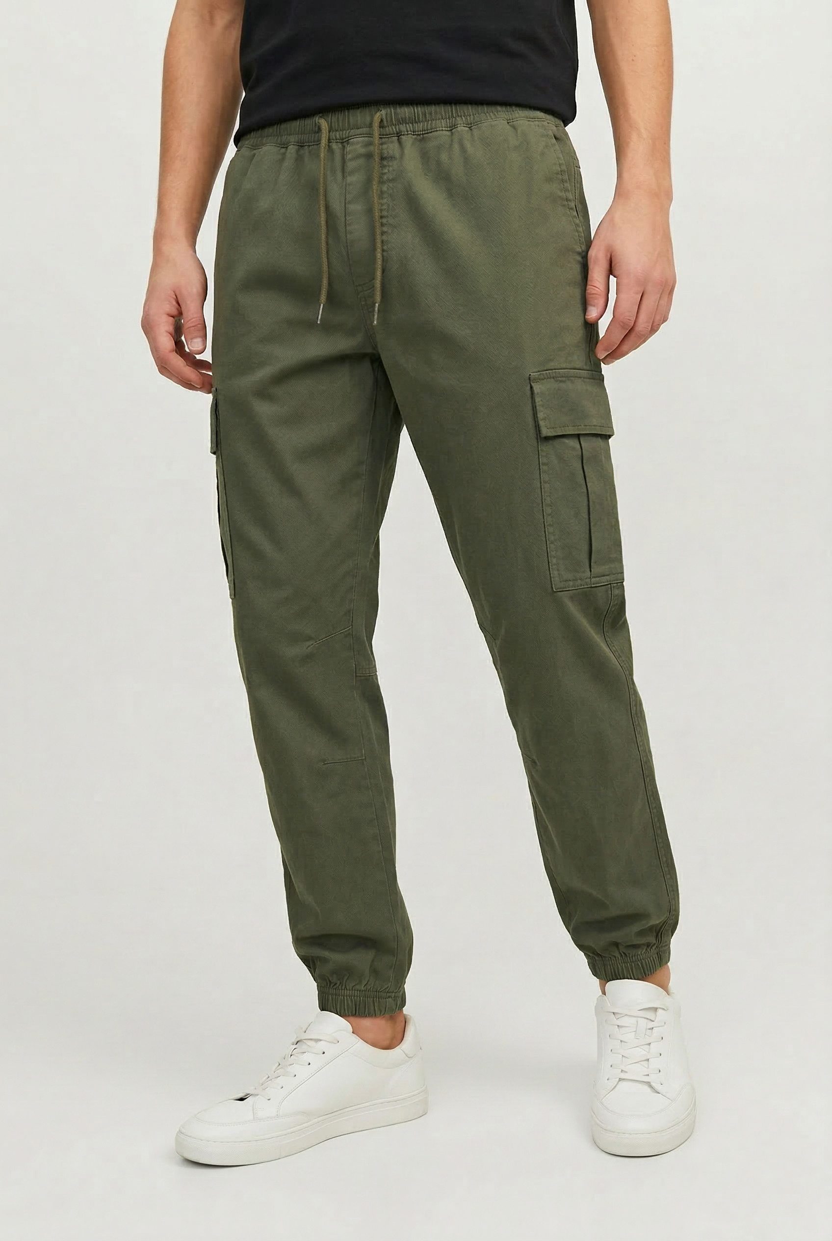 Jack & Jones Cargohose JPSTKANE DYLAN CUFFED CARGO RET
