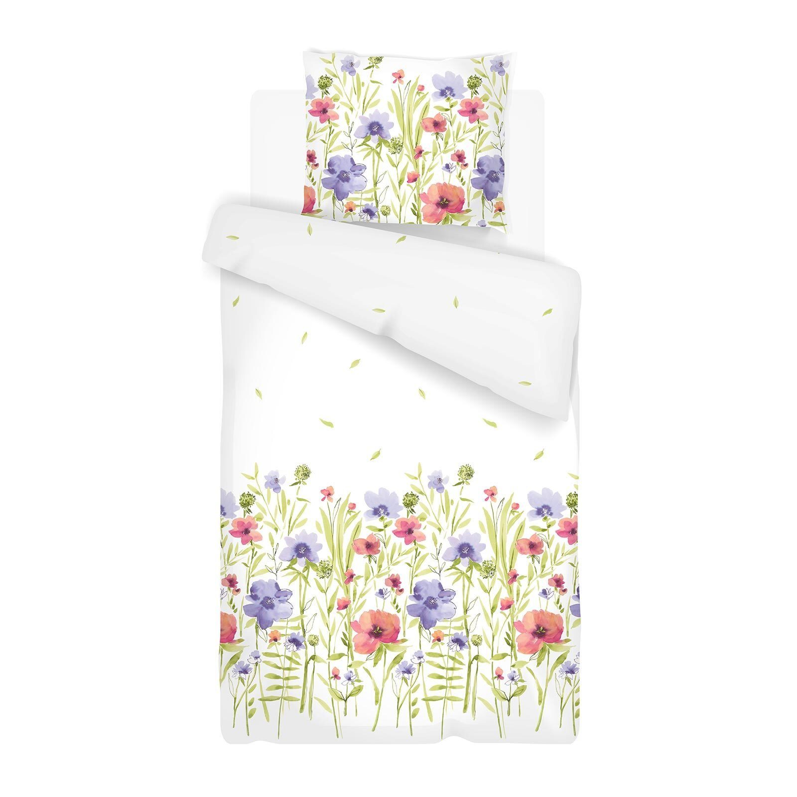 TRAUMSCHLAF Bettwäsche Meadow, Mako Satin, 2 günstig online kaufen