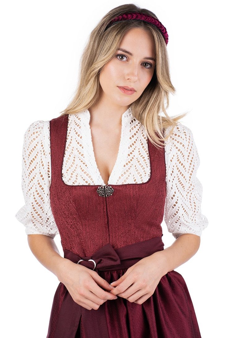 MarJo Dirndl Midi Dirndl 2tlg. - INZERSDORF - granatapfel