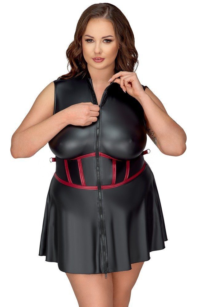 Cottelli Bondage Minikleid Wetlook Kleid mit günstig online kaufen