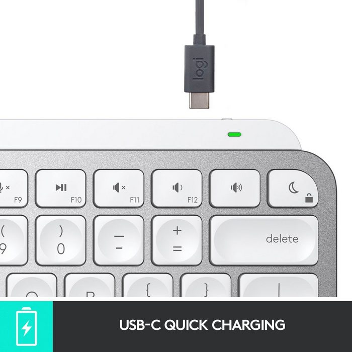 Logitech MX Keys Mini For Mac Wireless-Tastatur QR7528