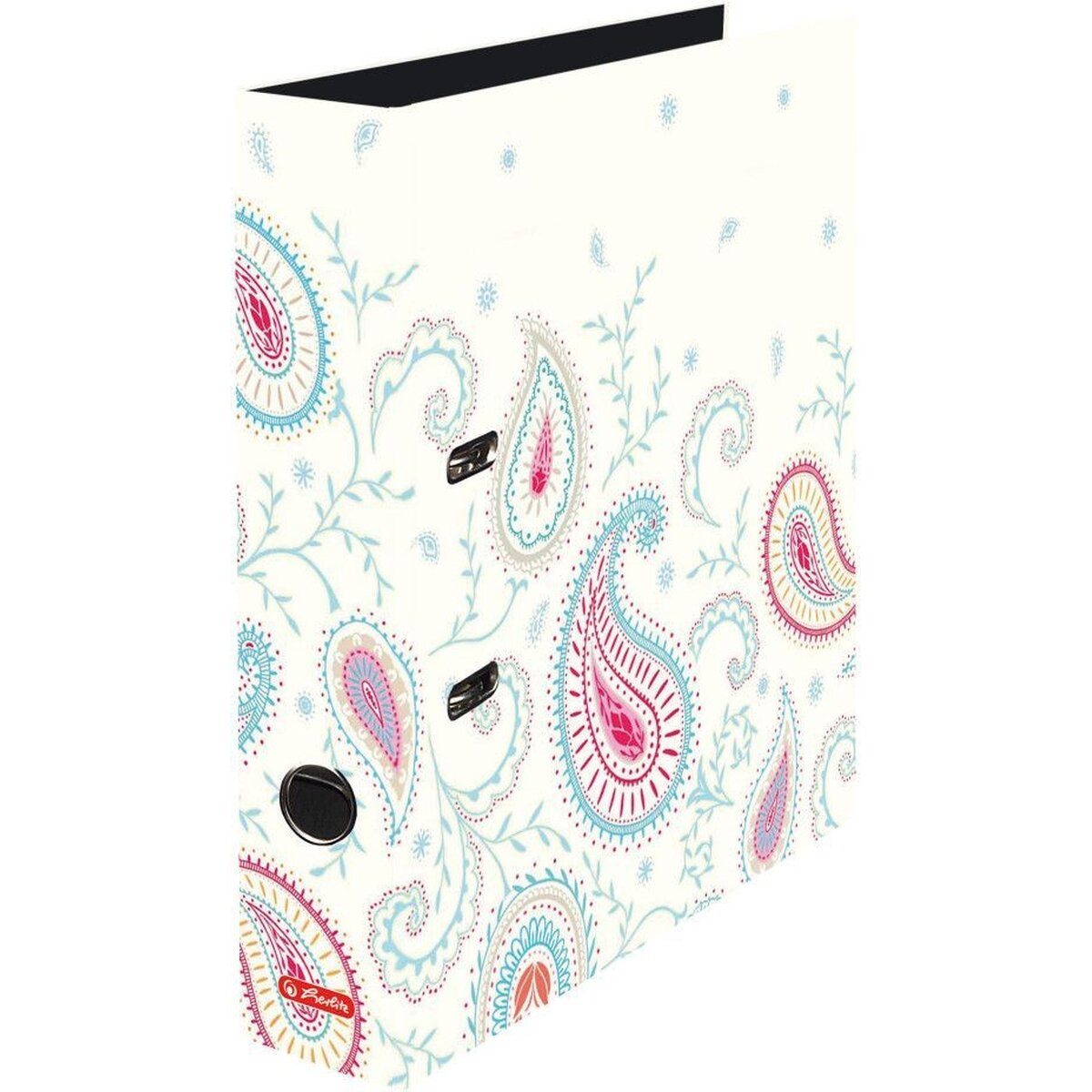 Herlitz Aktenordner Motivordner A4 8cm Paisley White schwarz A4