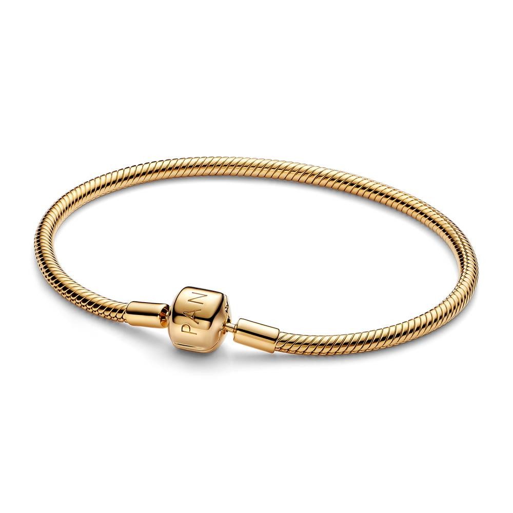 Pandora Armband PANDORA Schlangenarmband für Damen, Moments, IP Gold günstig online kaufen