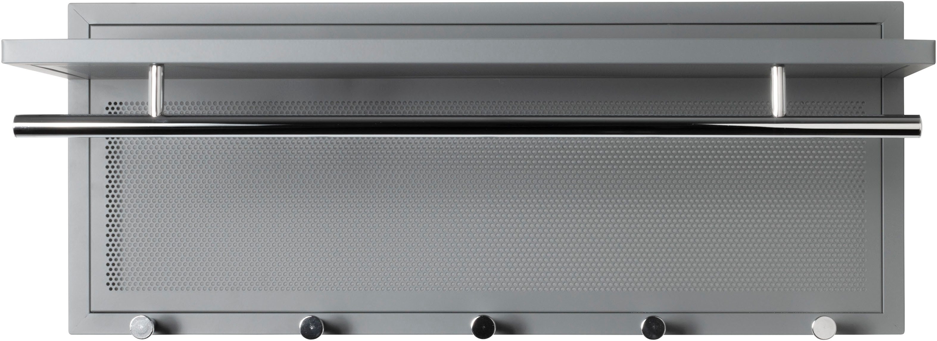 HAKU Wandgarderobe (1 St), rechteckig- aus Textil Grau - B/T/H 60/50/173 cm