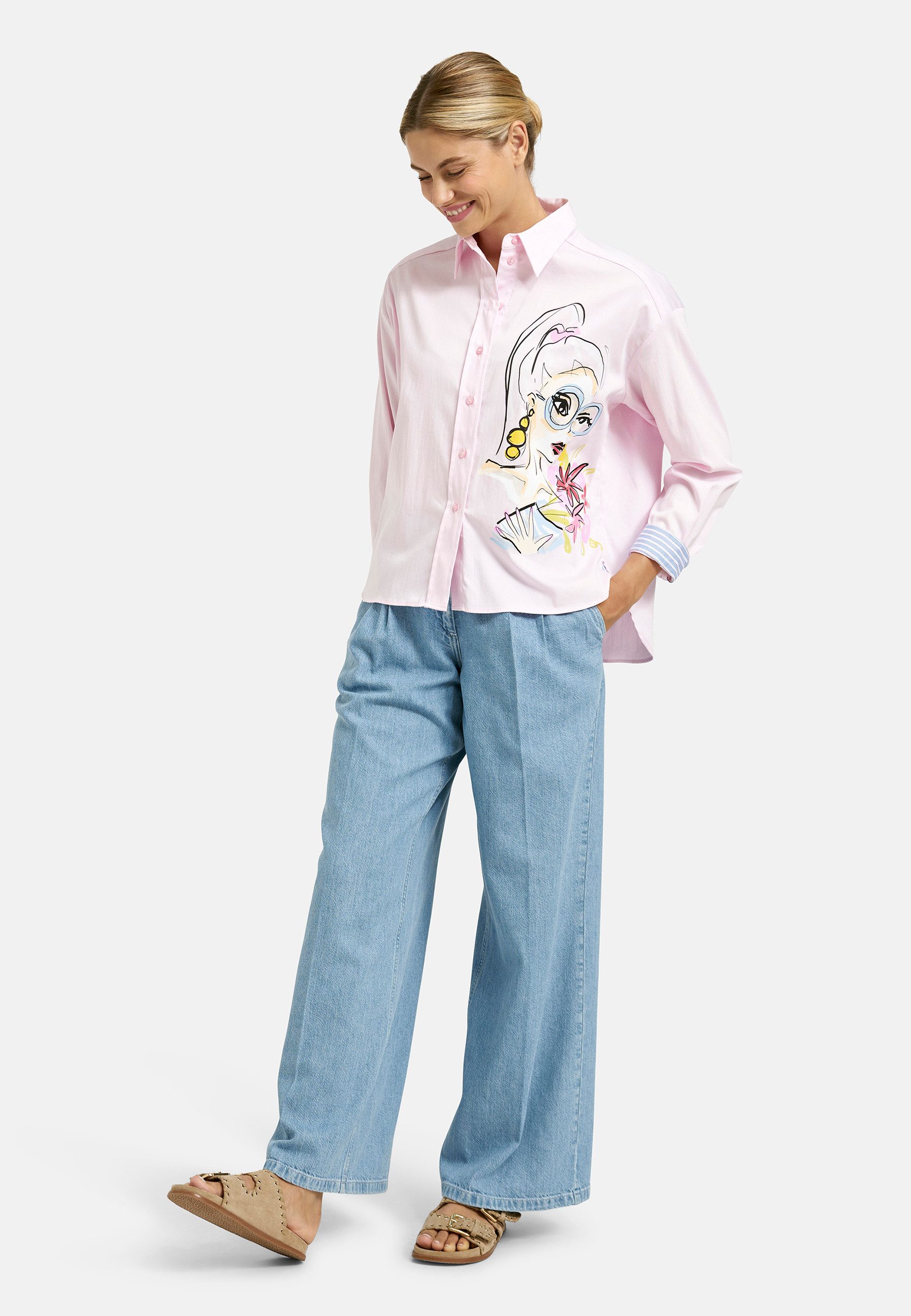 Smith & Soul Langarmbluse mit Baumwolle