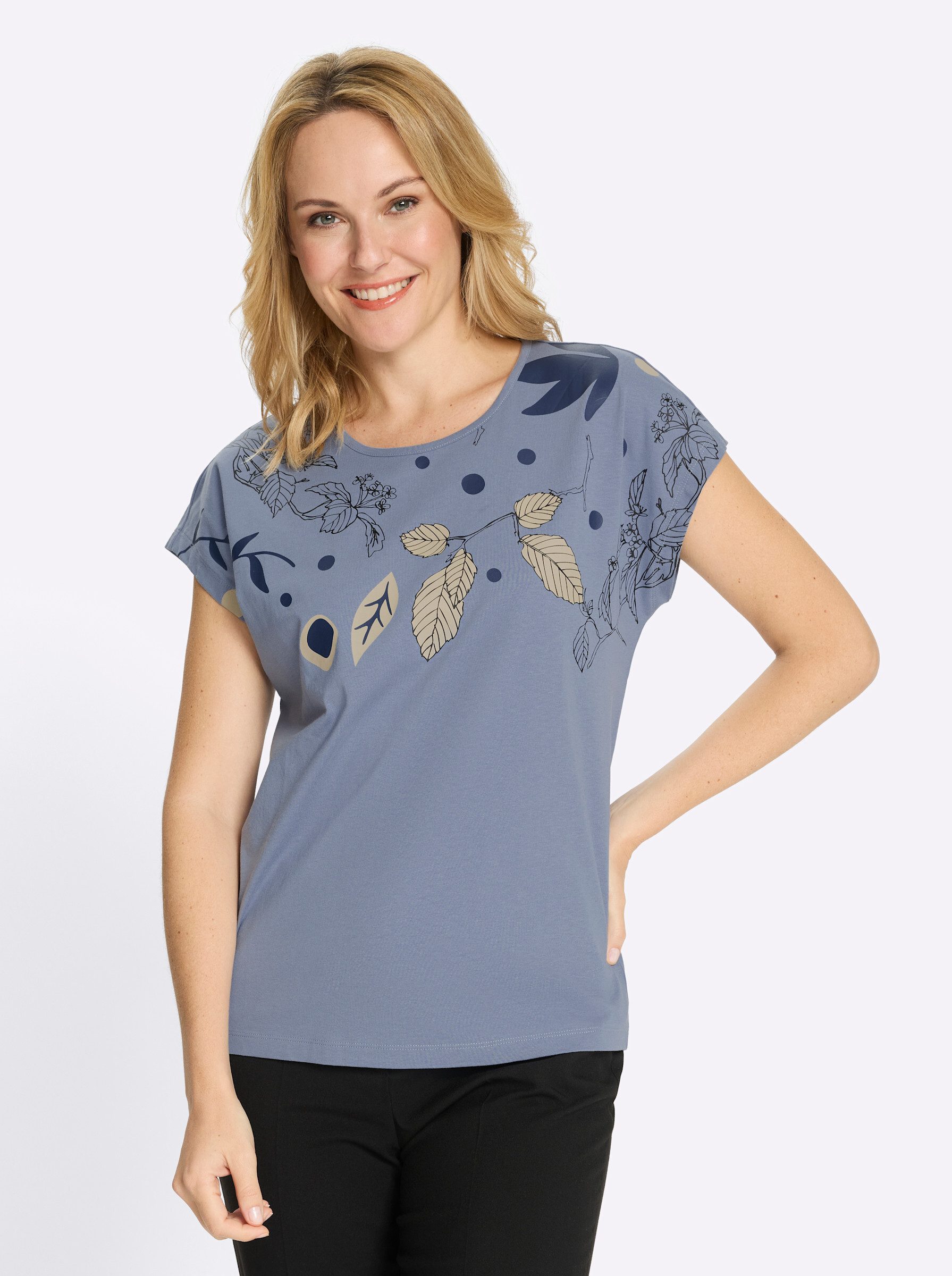 T-Shirt Rundhals-Shirt Extra kurz
