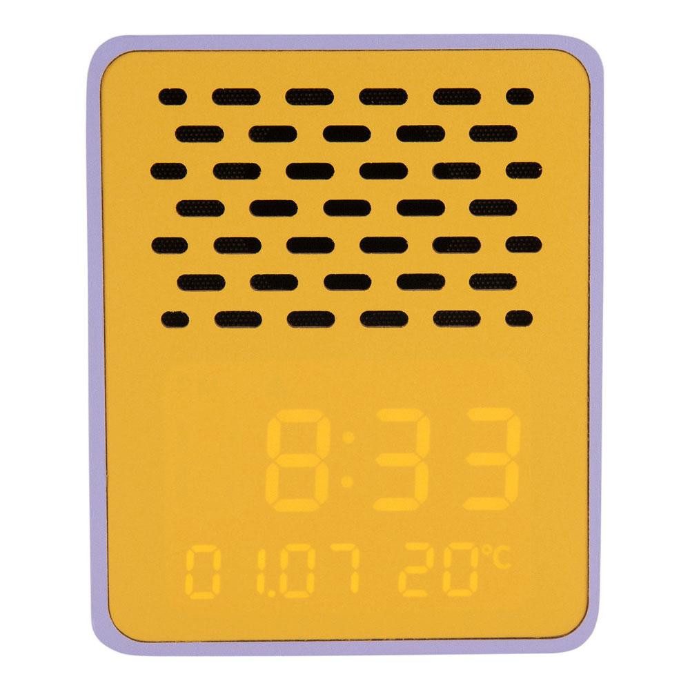 Karlsson Uhr Wecker Alarm Clock Funky Vibes mit Bluetooth Lautsprecher Lila günstig online kaufen