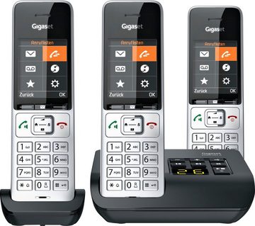 Gigaset COMFORT 500A trio Schnurloses DECT-Telefon (Mobilteile: 3)
