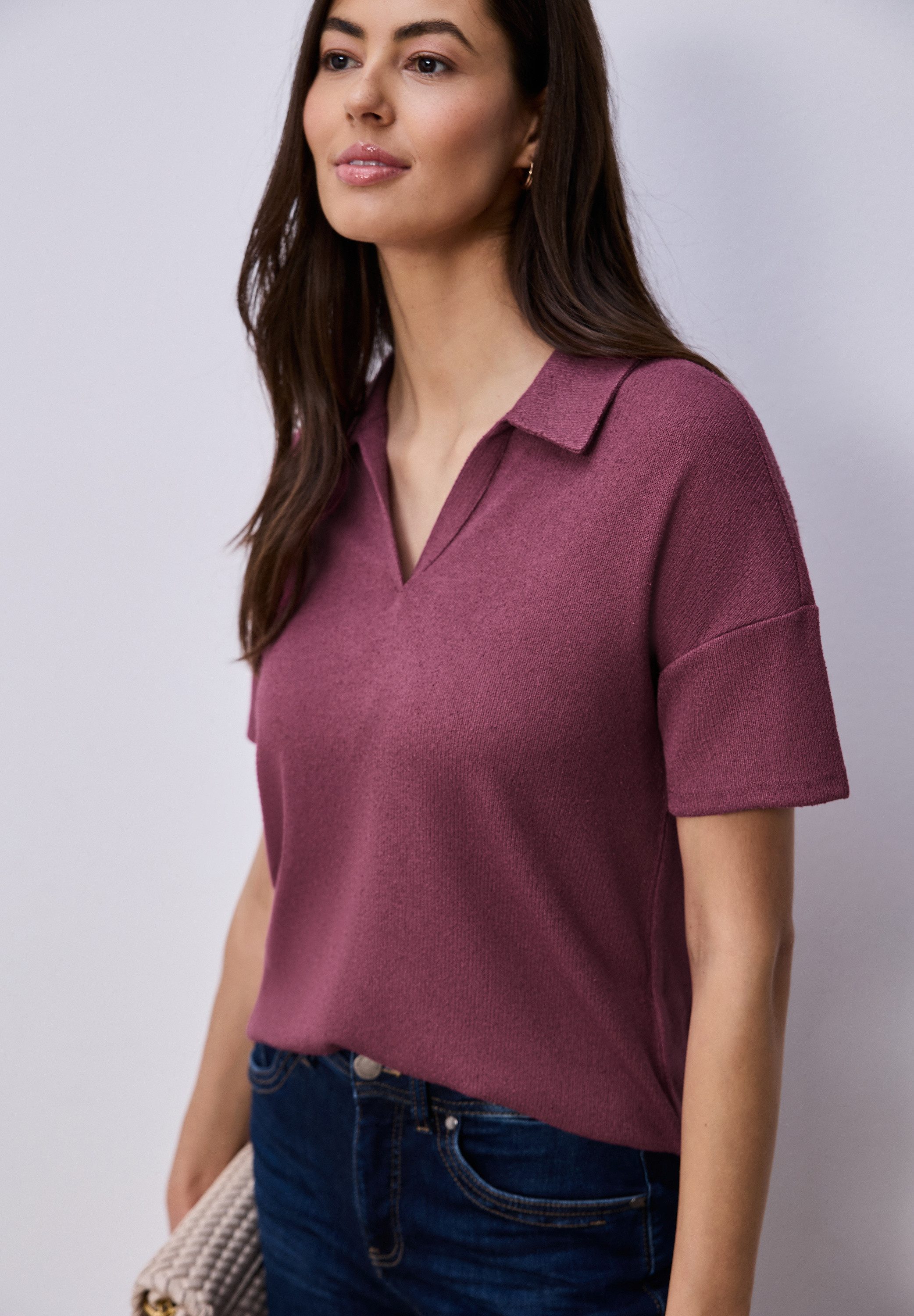 STREET ONE Poloshirt mit Stretchanteil – Bild 2 von 5
