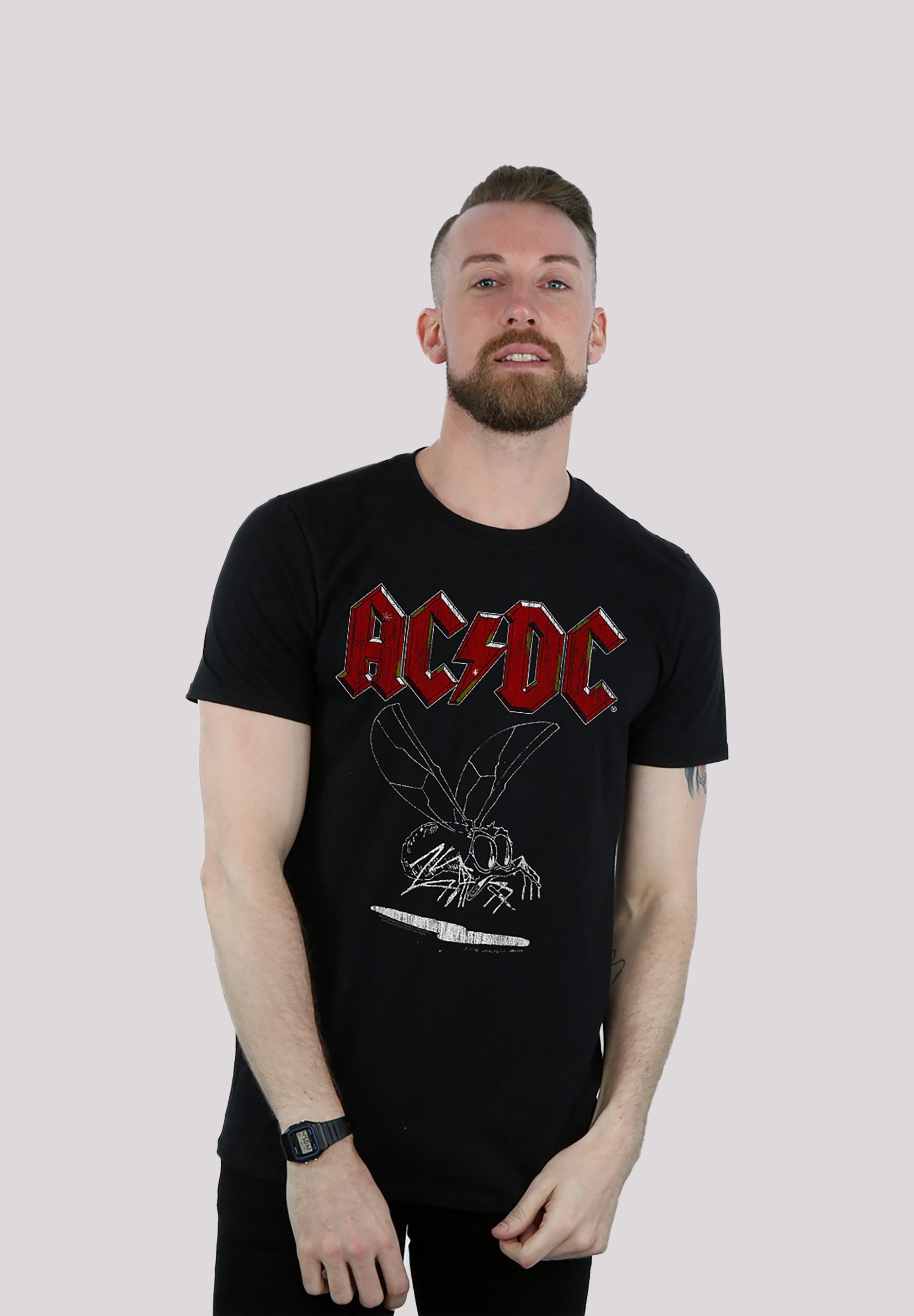F4NT4STIC T-Shirt ACDC Fly On The Wall 1985 für Kinder & Herren Print