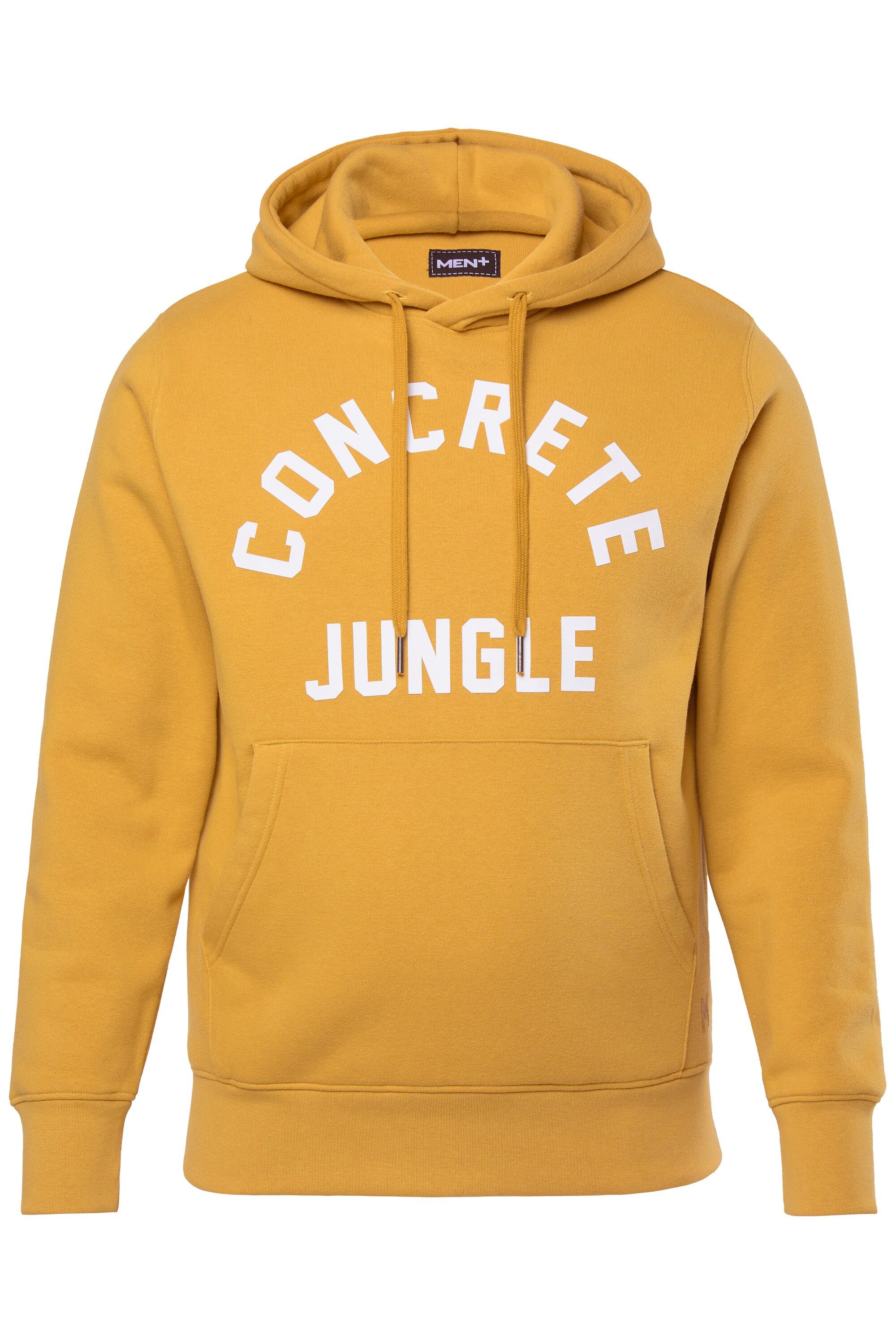 Men Plus Sweatshirt Men+ Hoodie Brustprint günstig online kaufen