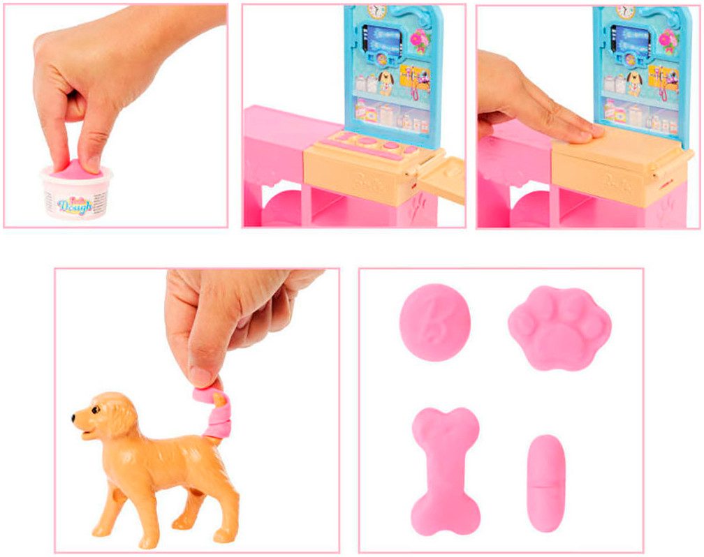 Barbie Anziehpuppe Haustierklinik Spielset
