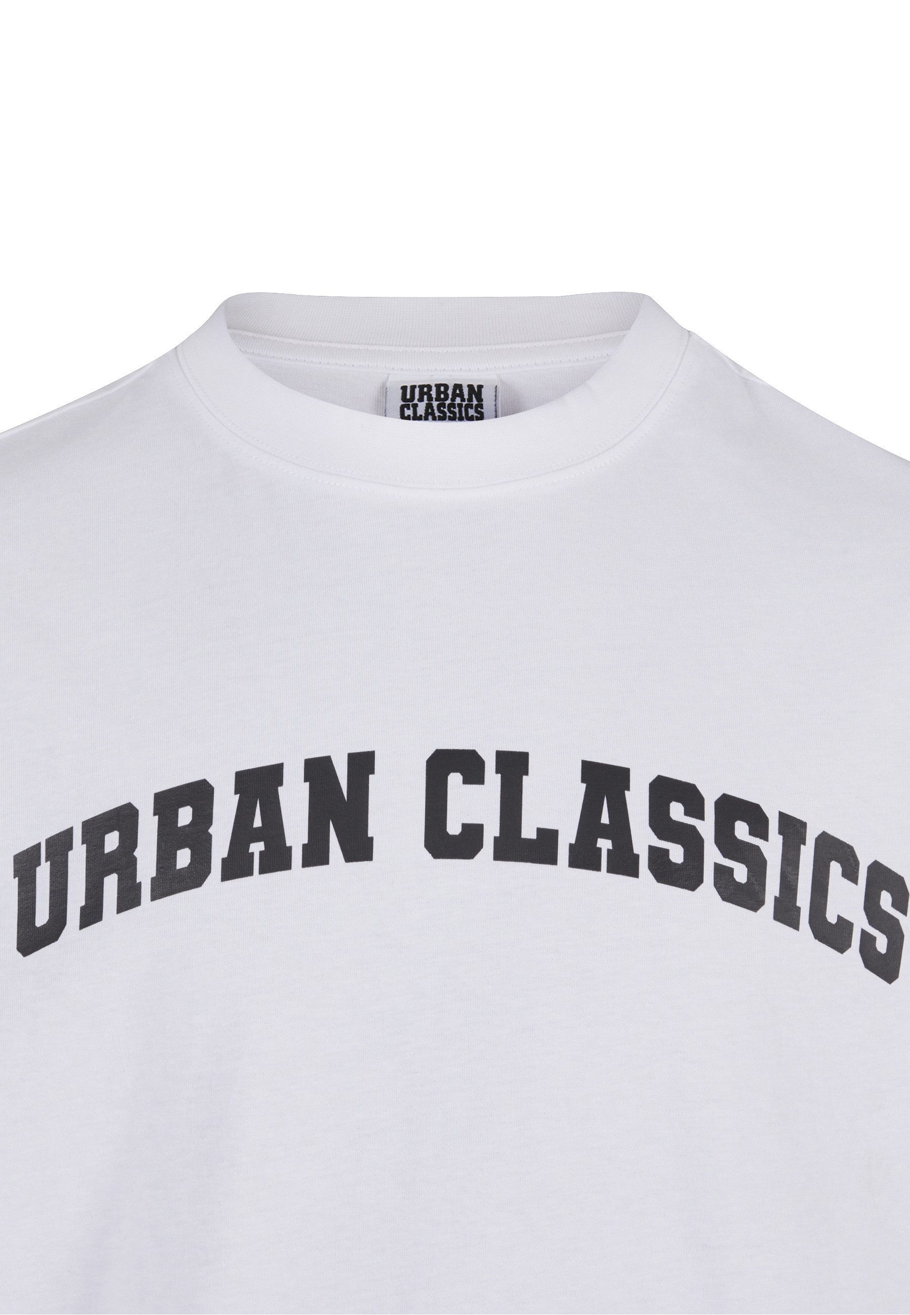 URBAN CLASSICS T-Shirt Urban Classics UC College Logo Tall Tee (1-tlg)