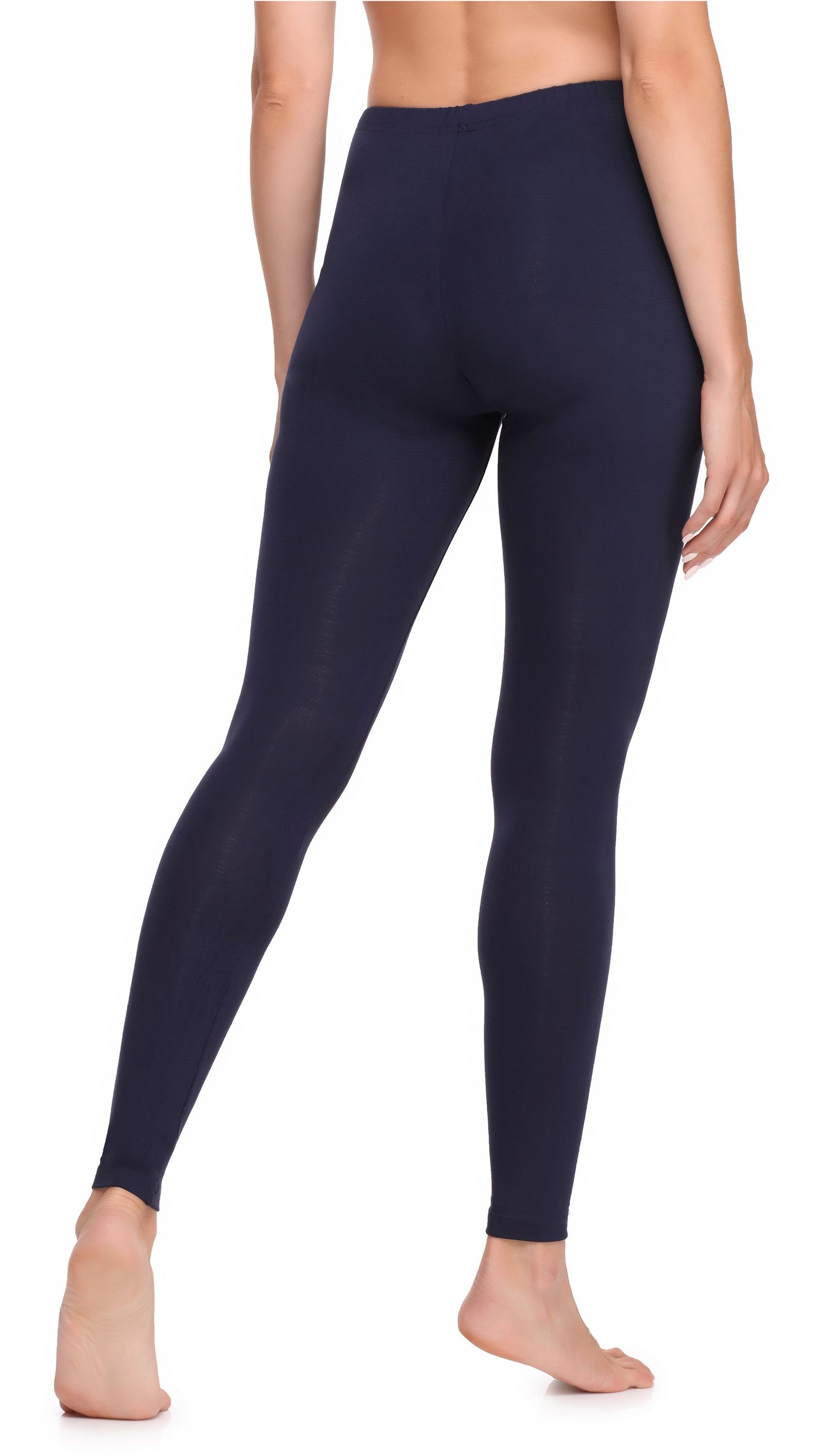 Ladeheid Leggings Damen Lange Hosen aus Baumwolle LA40-133 (1-tlg) bequem, günstig online kaufen