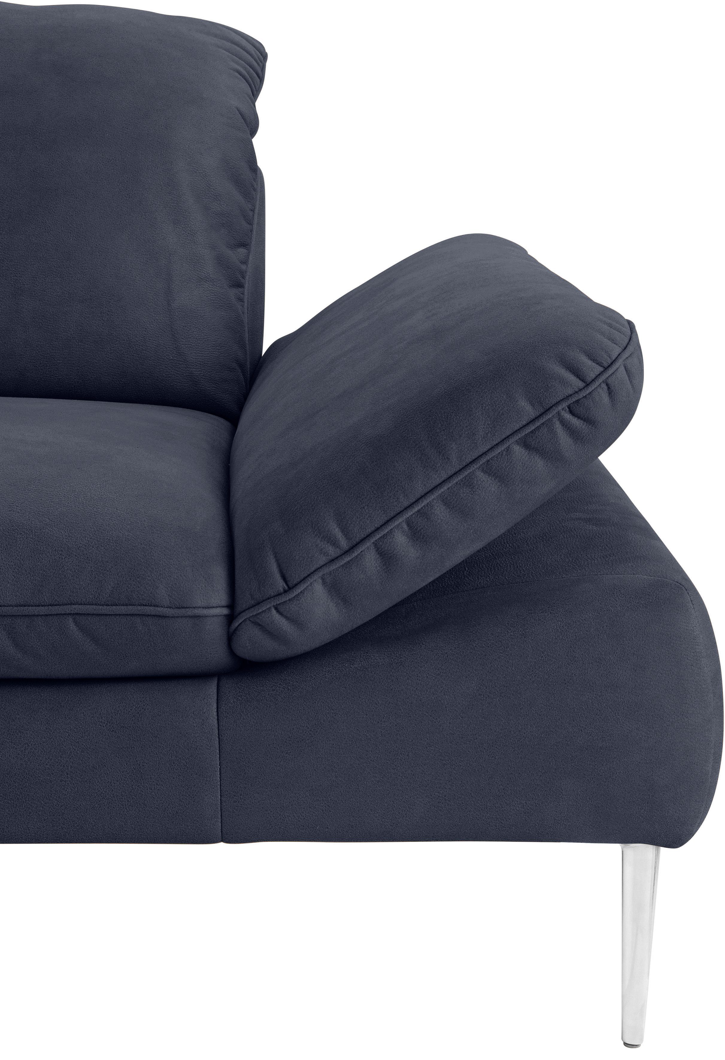 W.SCHILLIG 2,5-Sitzer enjoy&MORE, mit Sitztiefenverstellung, 232 glänzend, Füße Chrom Breite cm