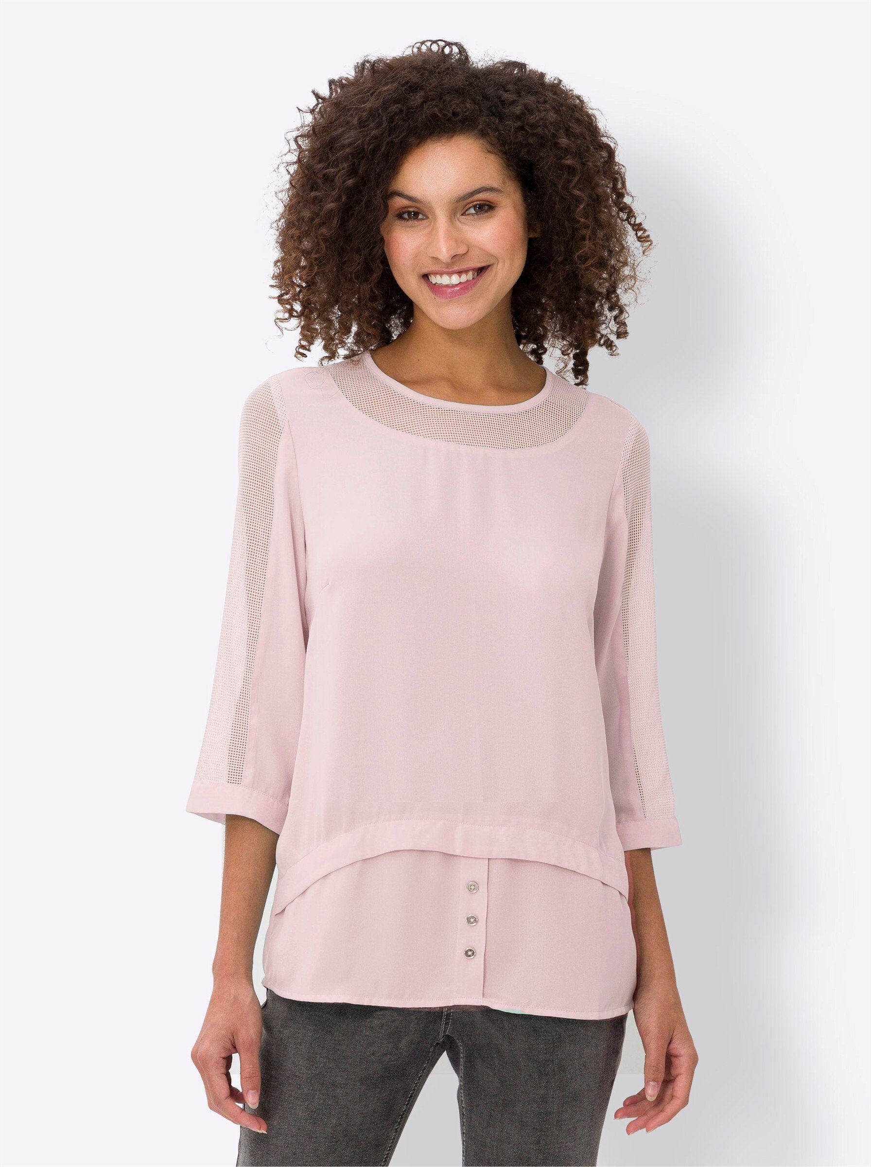 Klassische Bluse 2-in-1-Bluse