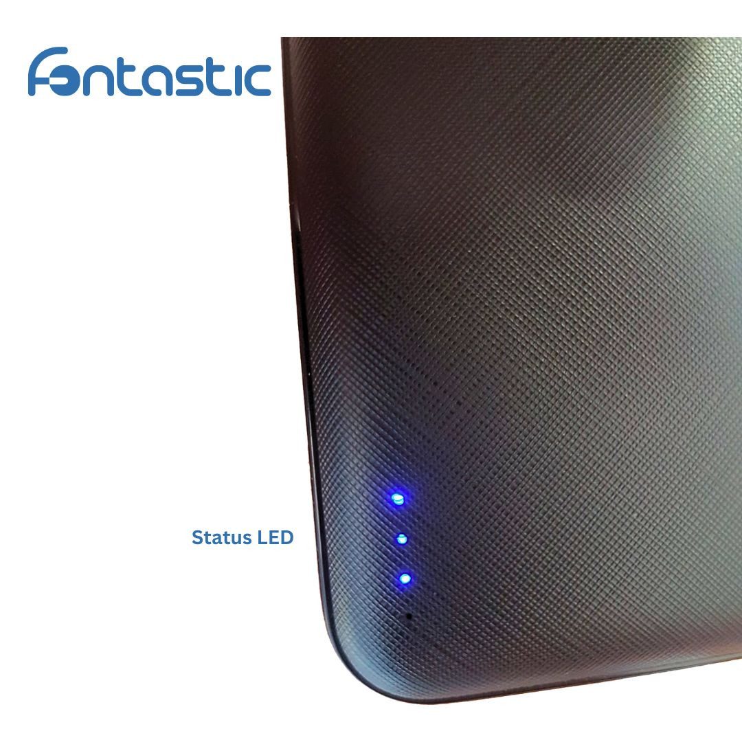 fontastic Renz 10 Black Powerbank 10000 mAh