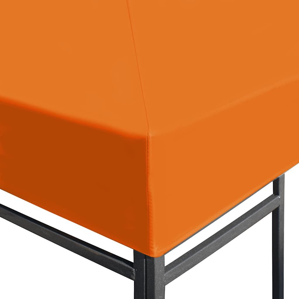 vidaXL Pavillon-Ersatzdach Pavillondach 310 g/m² 4x3 m Orange, 400 x 300 cm