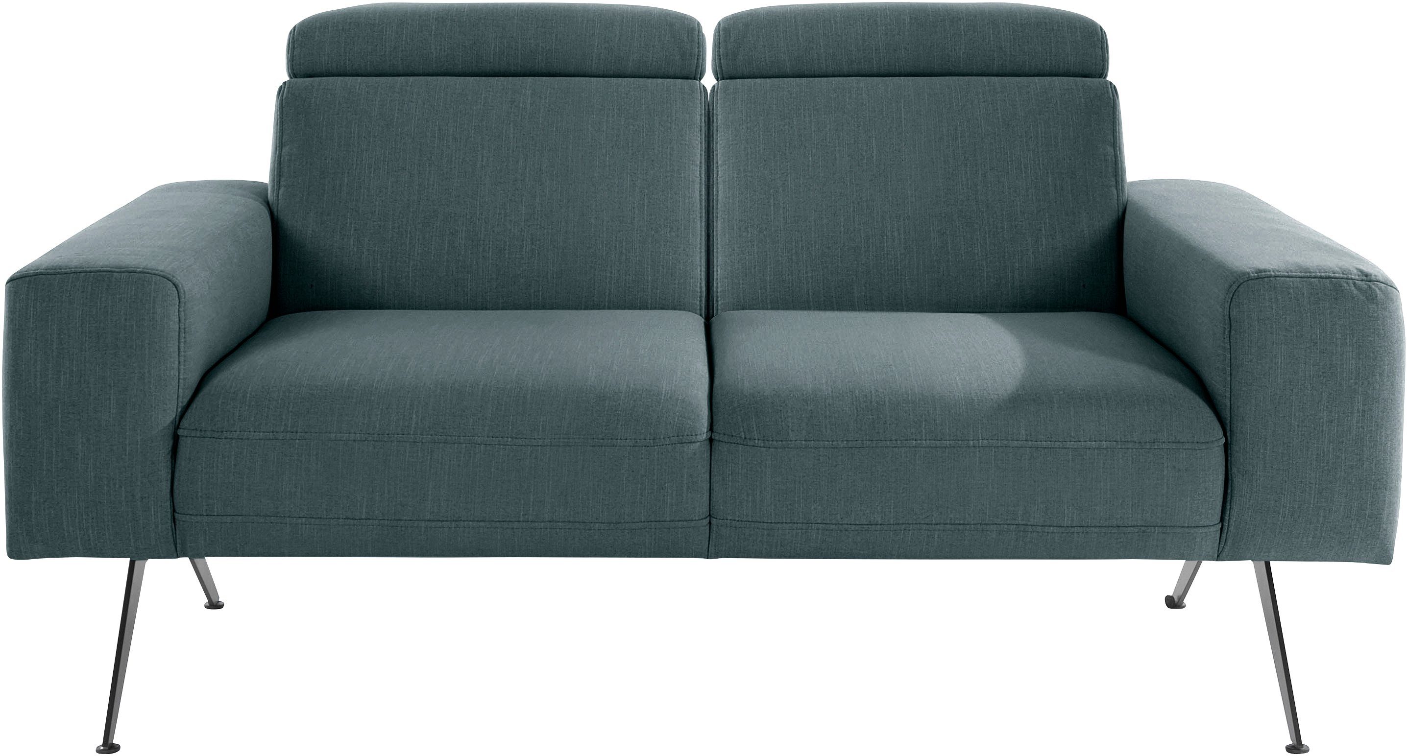OTTO products 2-Sitzer »Lucera«, alle Stoffe hochwertig und aus recyceltem Material, inkl. Kopfteilverstellung, wahlweise mit Rückenverstellung, B/T/H: 164/98/81 cm-Otto