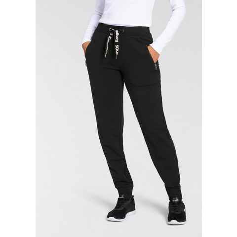 KangaROOS Jogger Pants Sweatpants mit Zippertaschen und Logo String - NEUE-KOLLEKTION