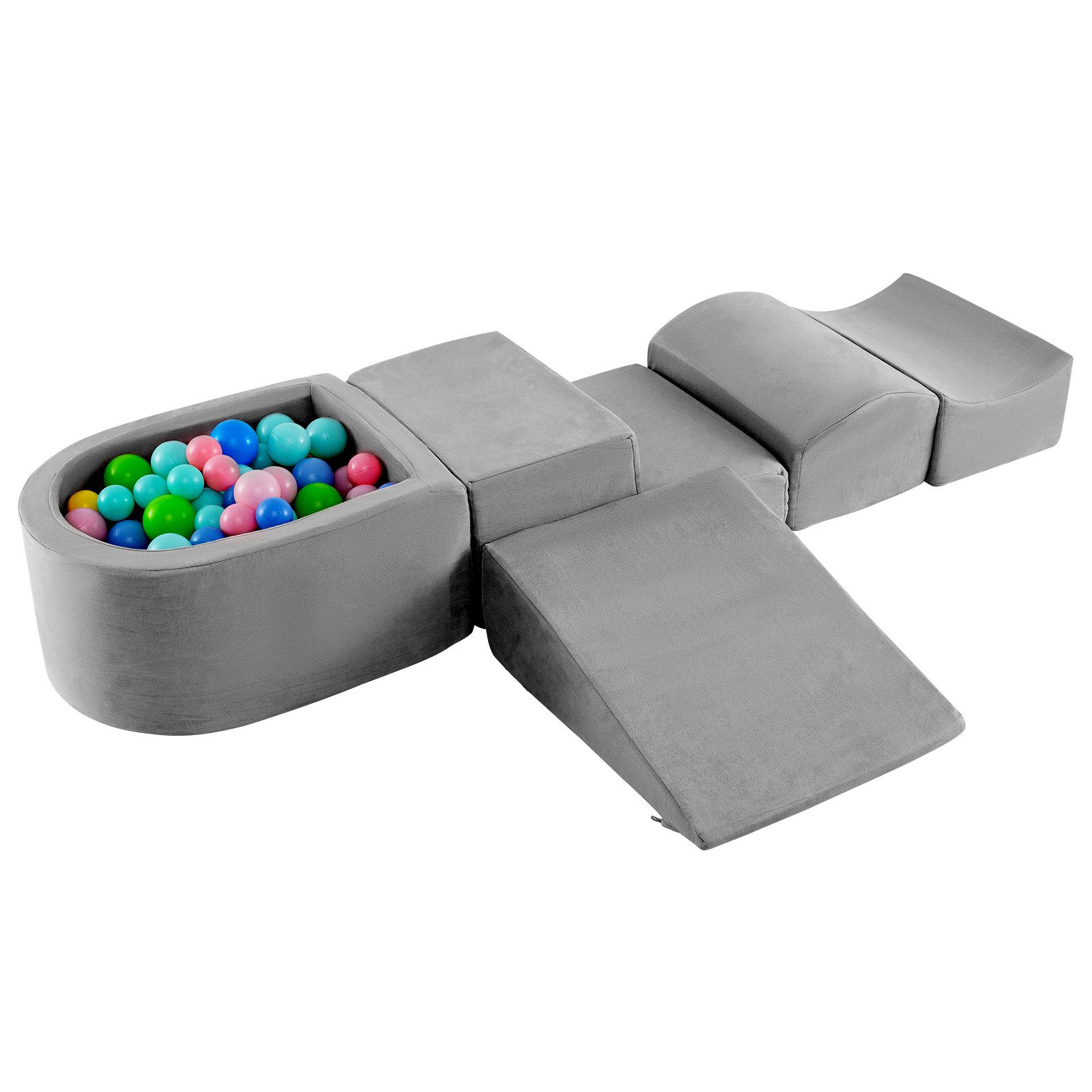 COSTWAY Spielbausteine, 5 TLG. Schaumstoffbausteine für Kinder, Baby