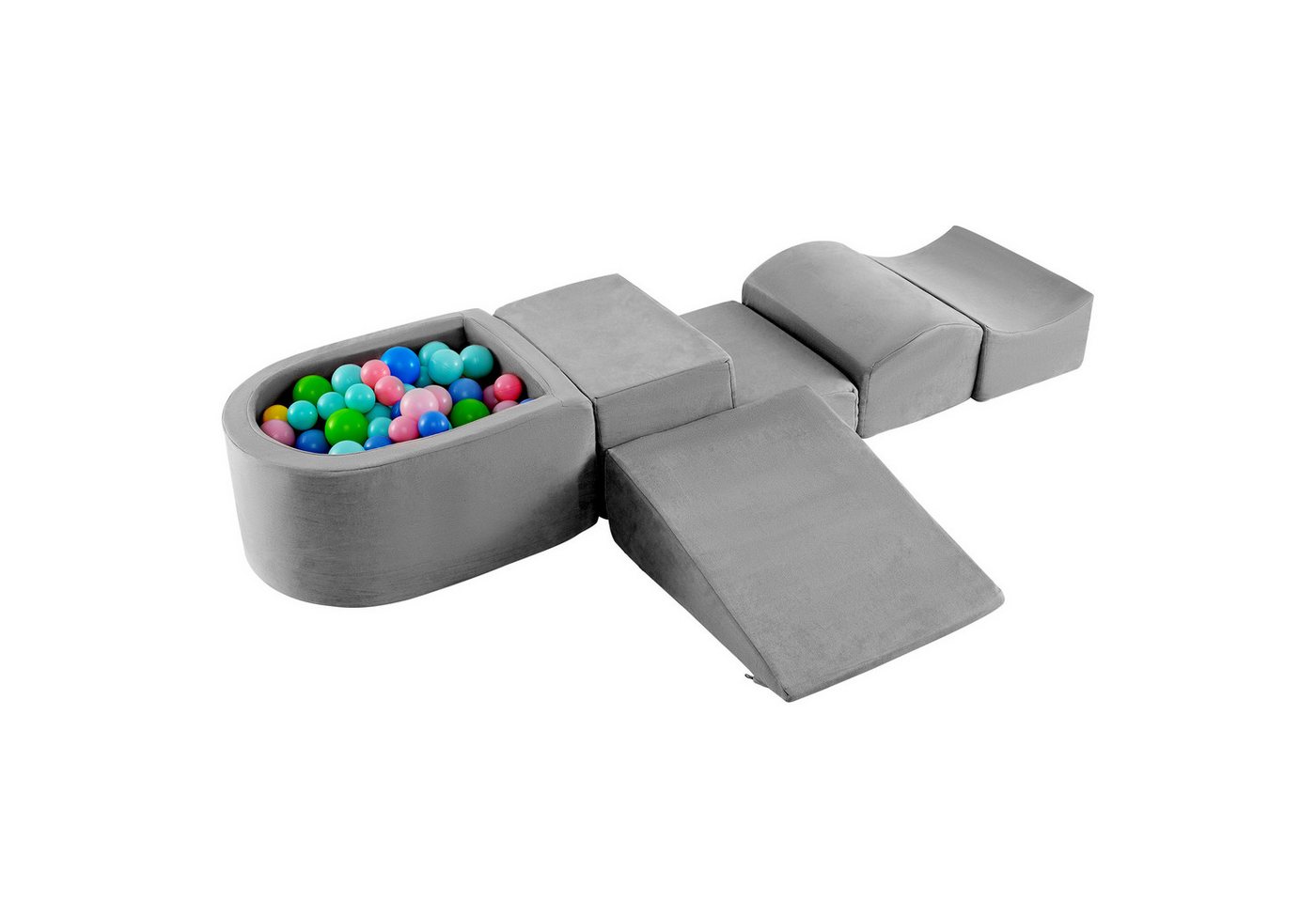 COSTWAY Spielbausteine, 5 TLG. Schaumstoffbausteine für Kinder, Baby