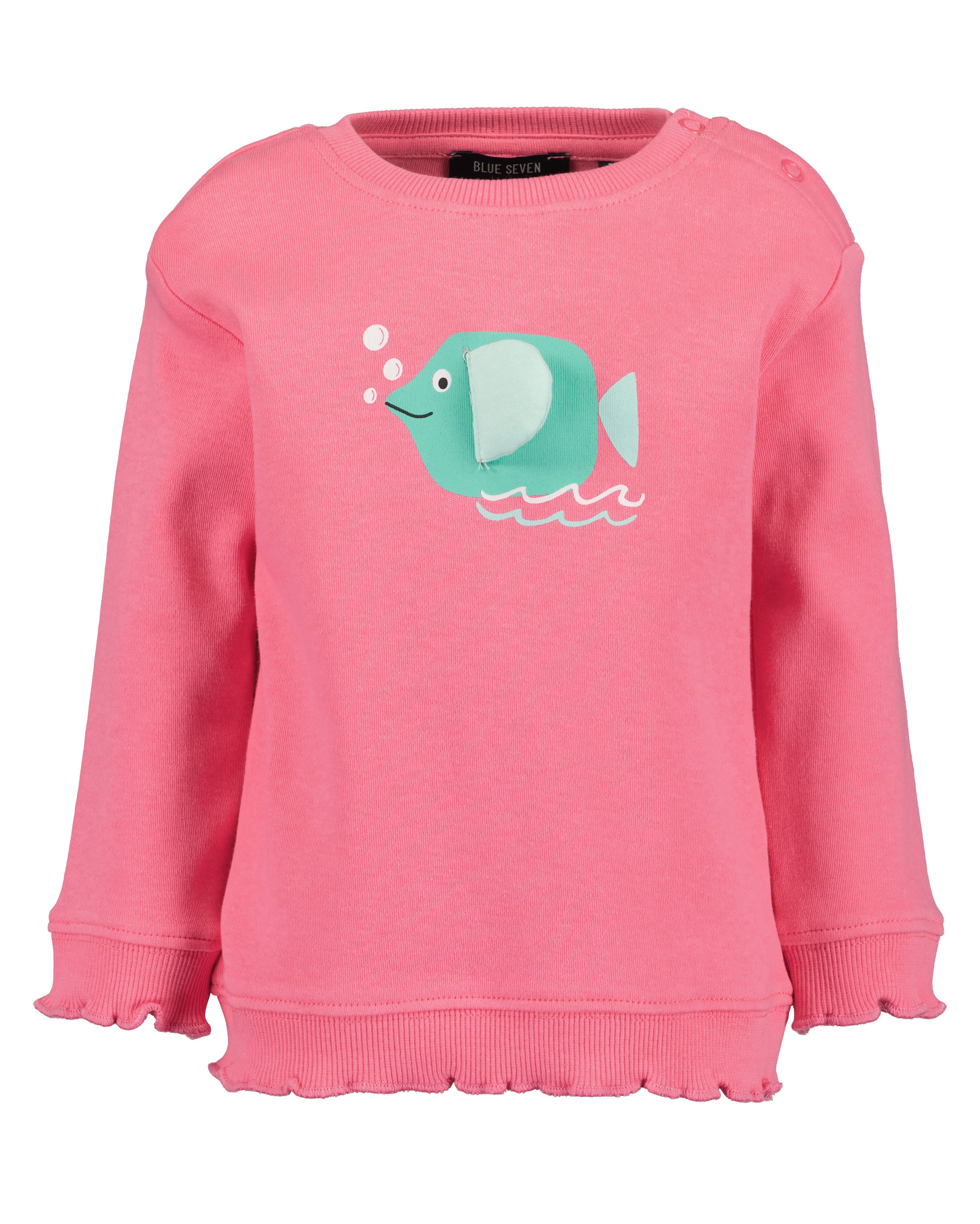 Sweater Baby Mädchen Sweatshirt Baumwolle langarm rosa mit Motiv