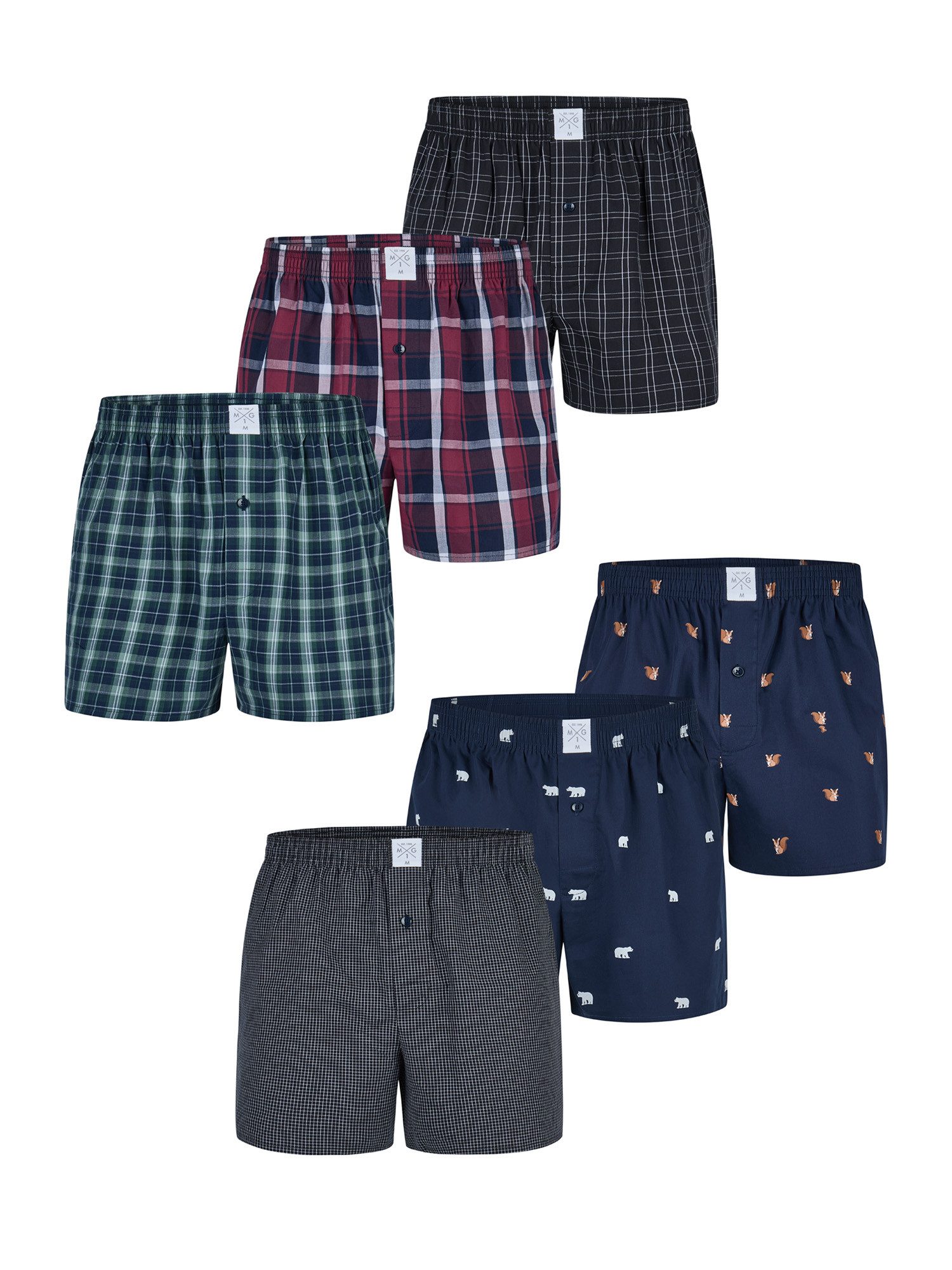 MG-1 Boxer Classics (6-St) american boxershort günstig online kaufen