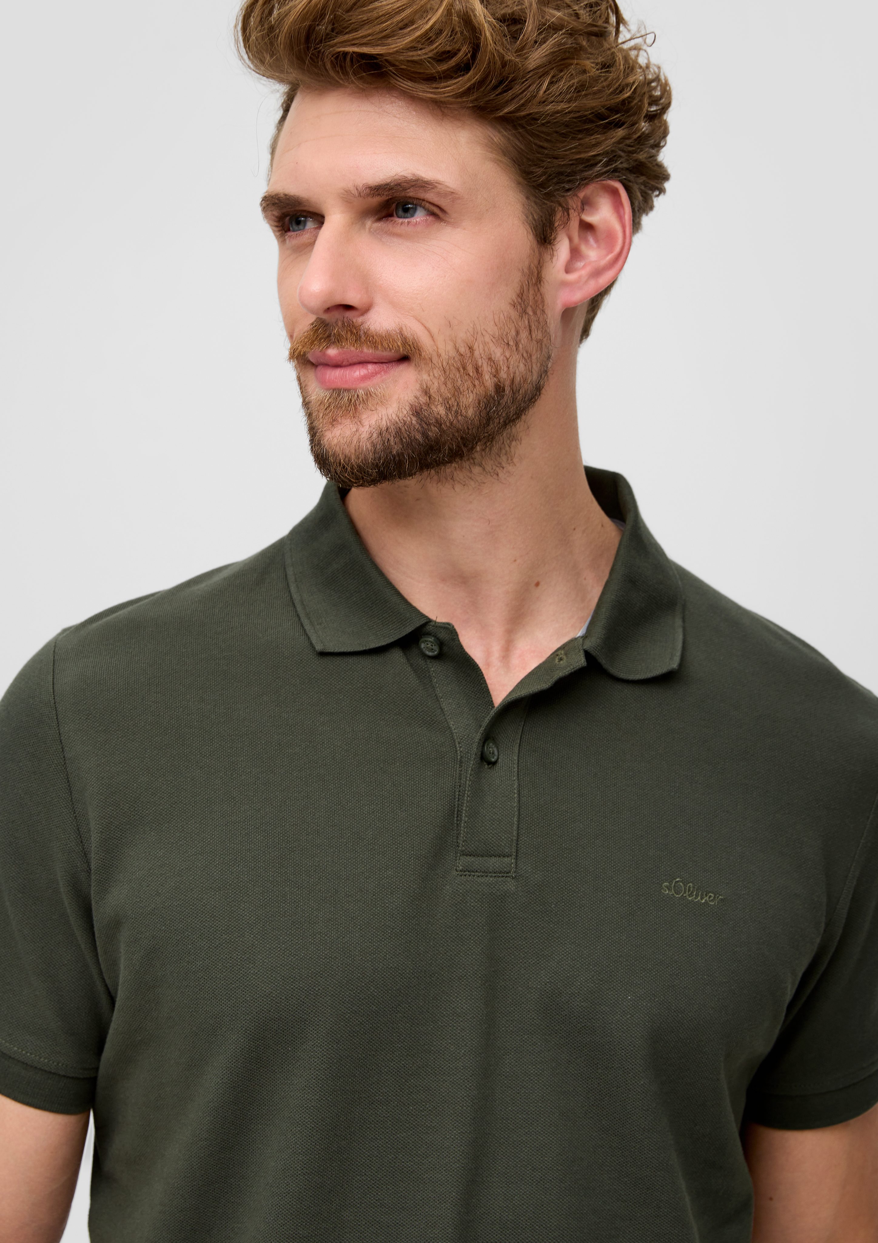 s.Oliver Poloshirt mit Logostickerei günstig online kaufen