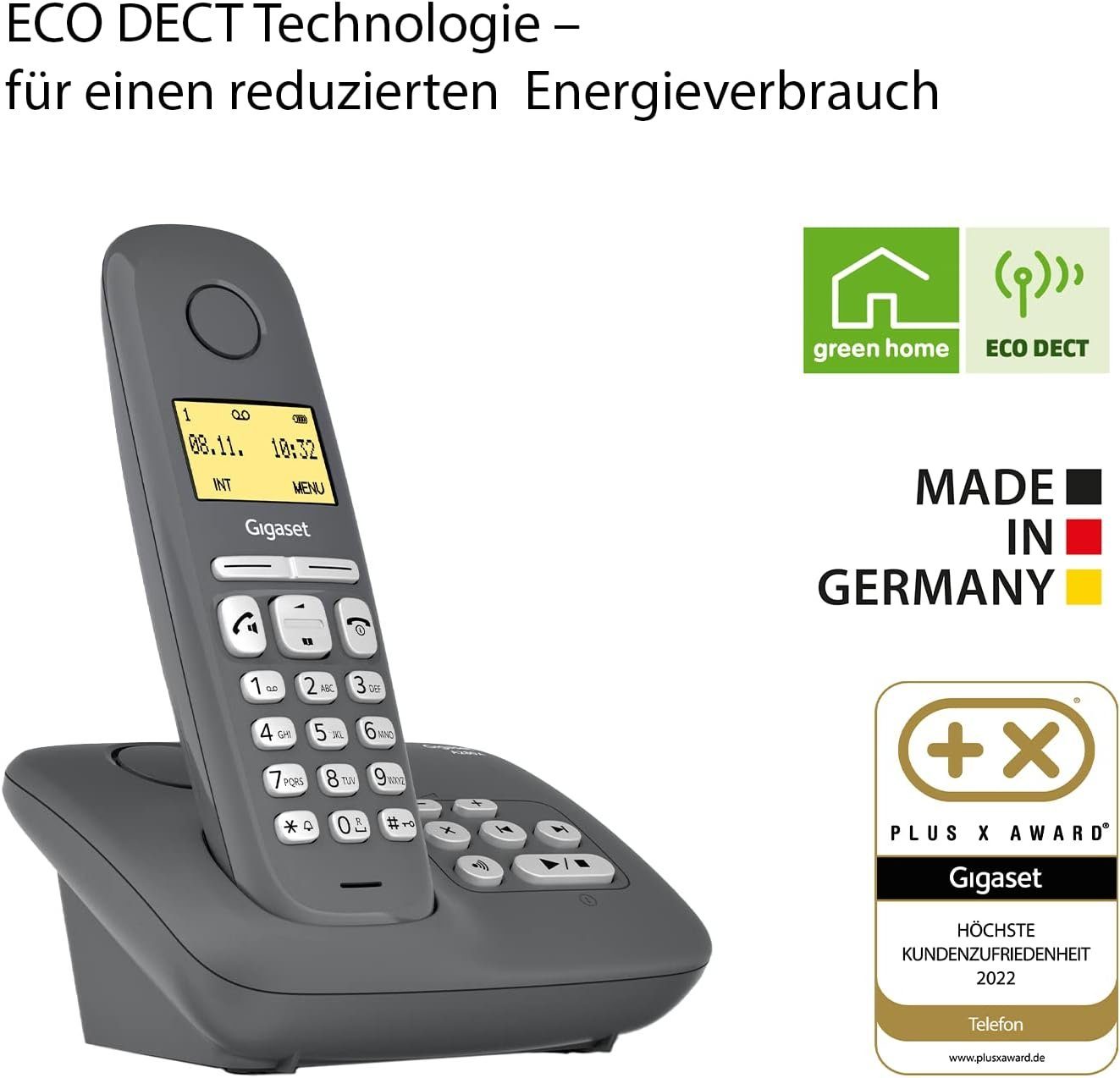 Gigaset Gigaset A280A Duo (A) DECT-Telefon