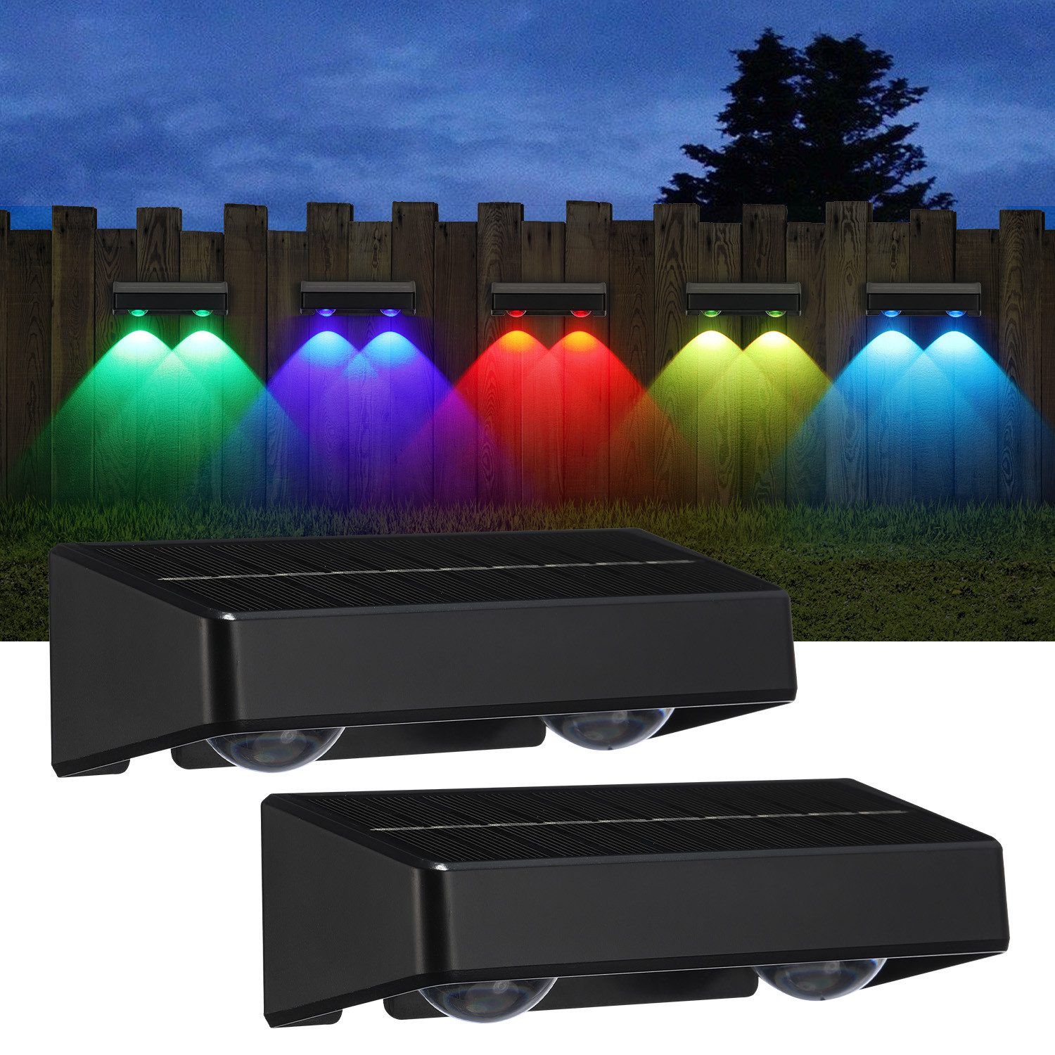 OULENBIYAR LED Solarleuchte 2 Stück Solarlampe, günstig online kaufen
