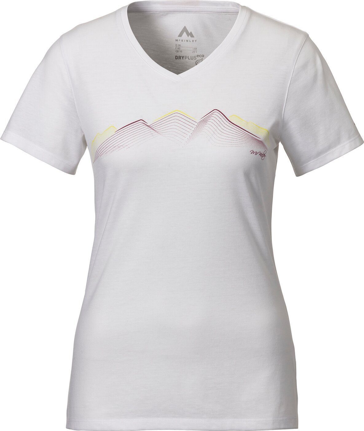 McKINLEY T-Shirt Da.-T-Shirt Milena wms WHITE