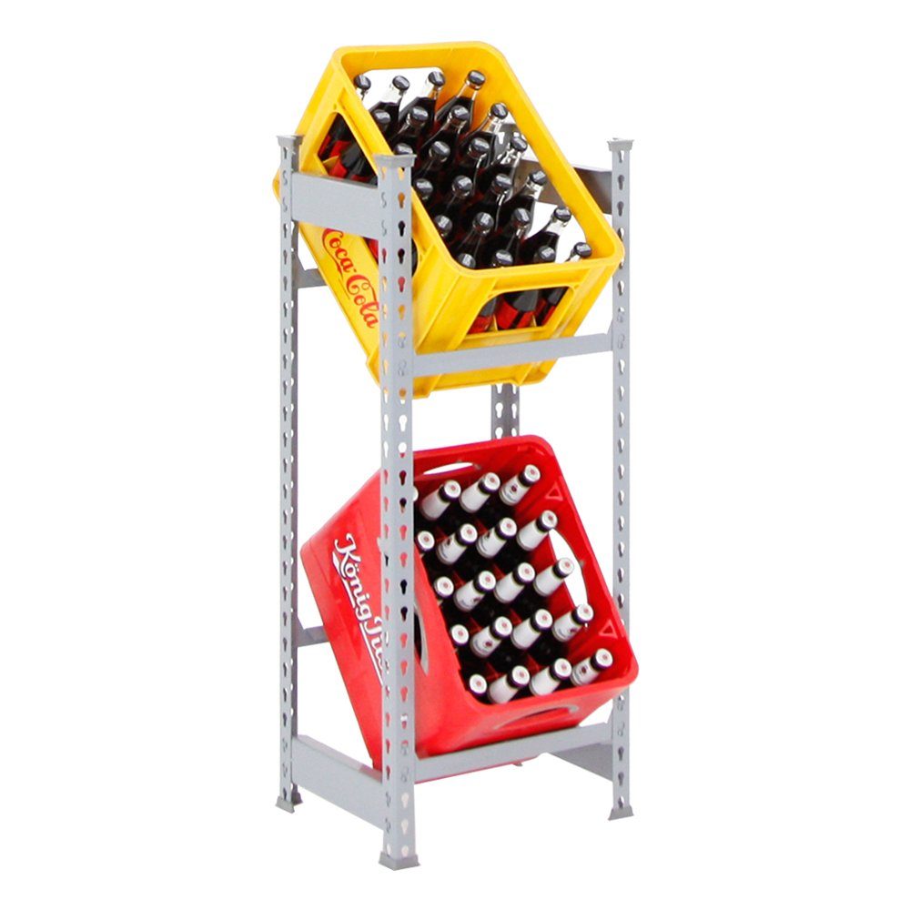 PROREGAL® Flaschenregal Getränkekistenregal Kastenegal CAMEL 2 Ebenen 100x4 günstig online kaufen