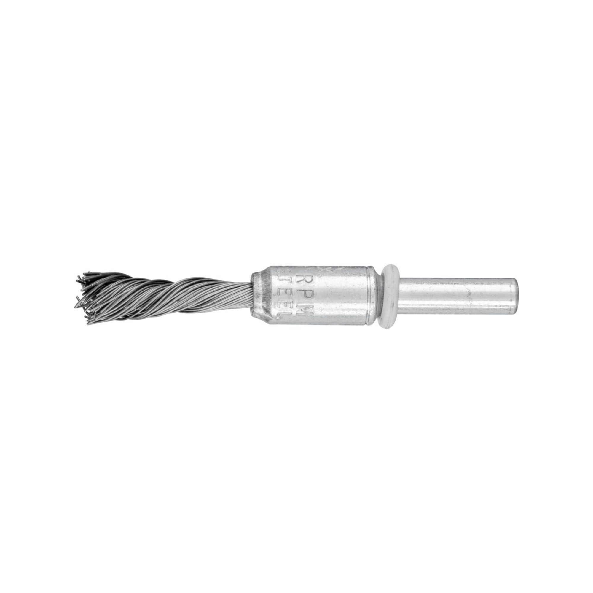 Pferd Drahtbürste Pferd Pinselbürste Stahldr. 6mm 10x25x0,35mm gez.
