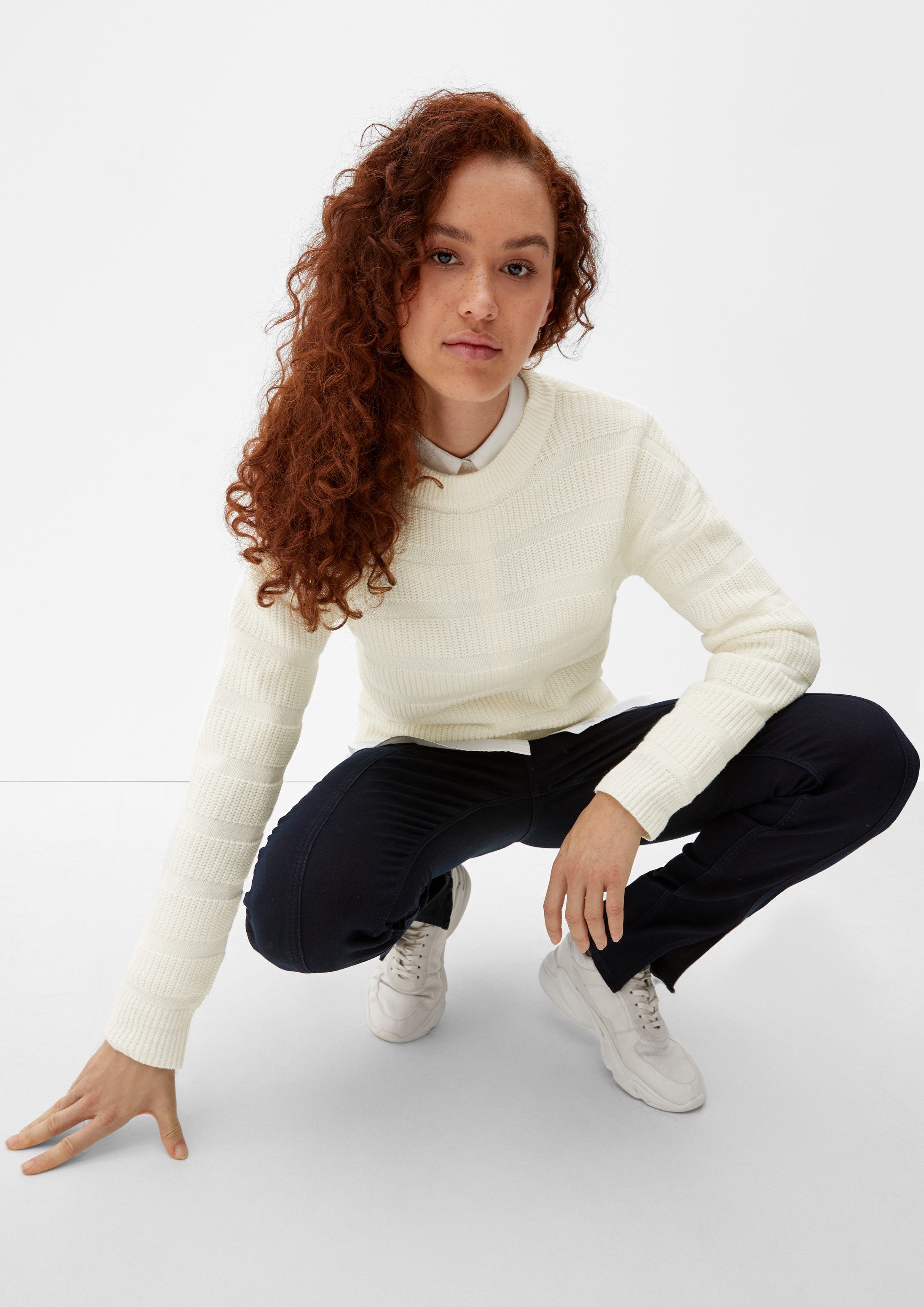 Longpullover Strickpullover