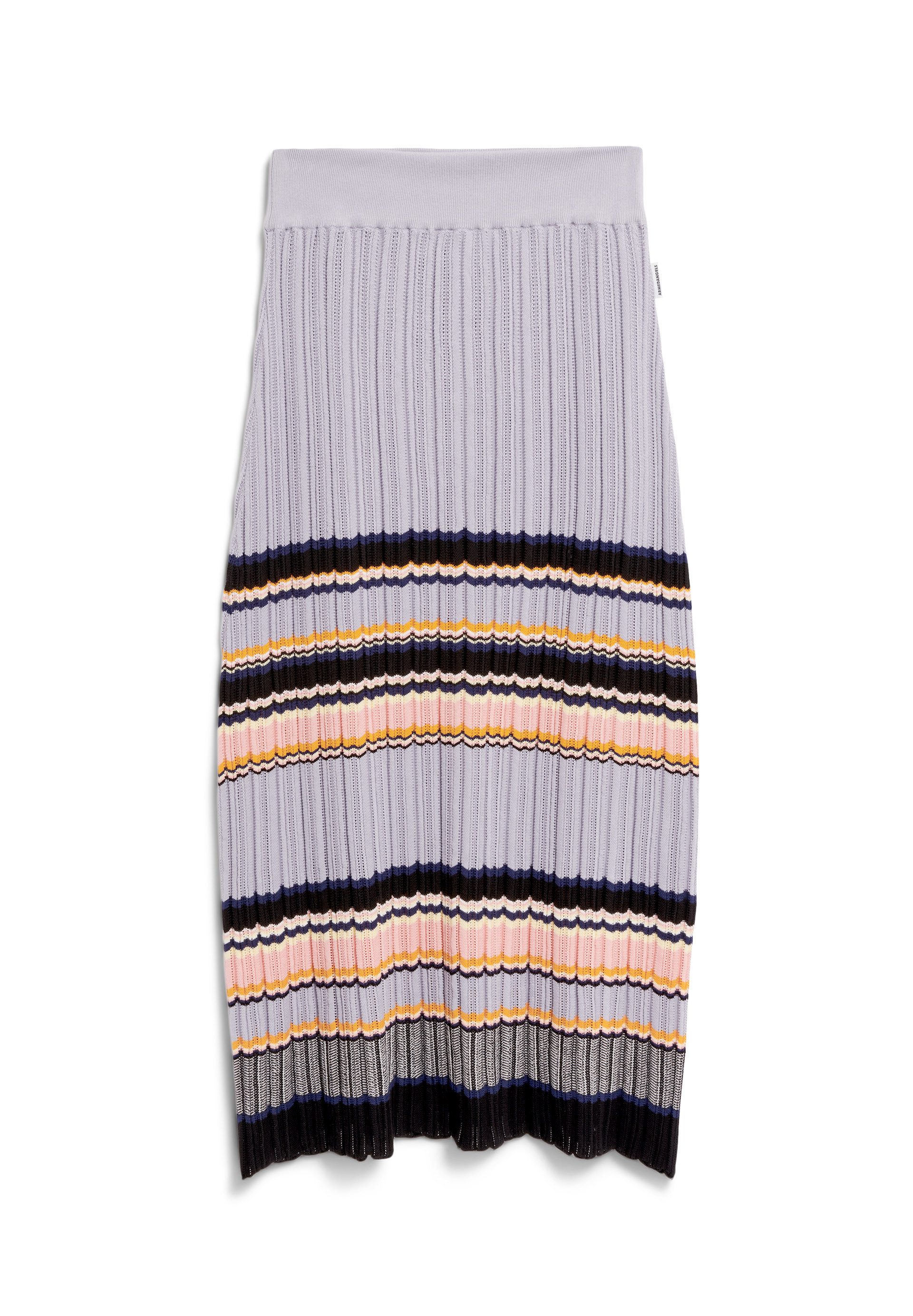 Armedangels Strickrock MINNAA STRIPES Strickrock aus Bio-Baumwolle Regular Fit