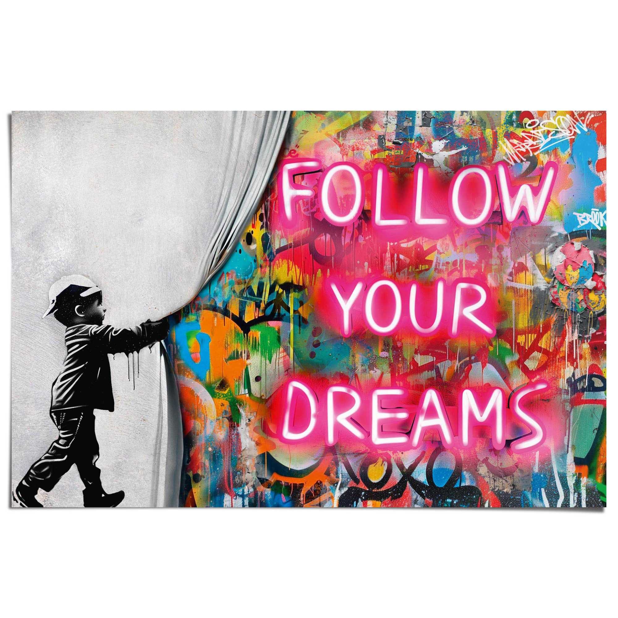 Reinders! Poster Curtain Boy günstig online kaufen