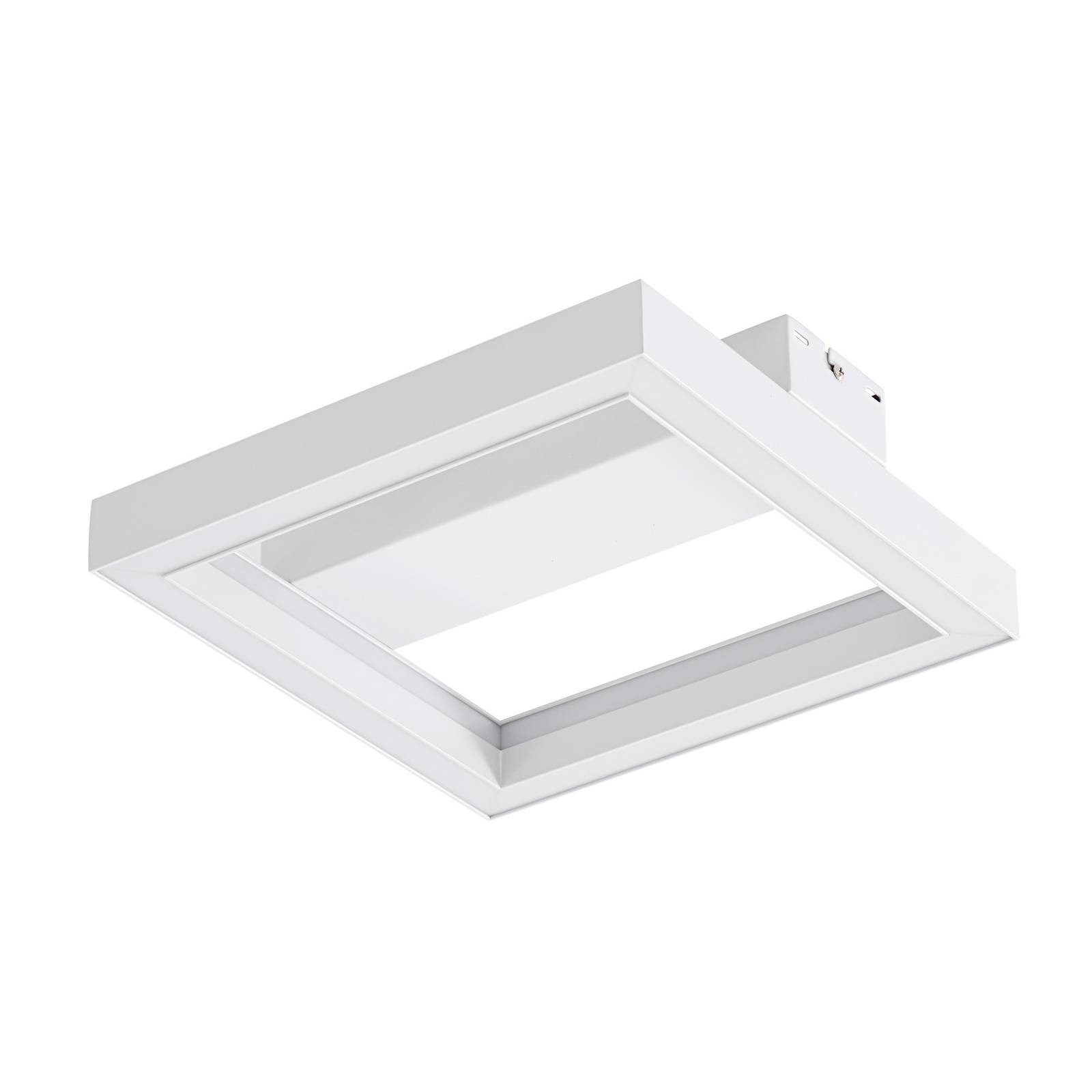 Lucande Deckenleuchten Tjado, LED, Metall, Weiß Farbwechsel RGB + weiß IP20 mit Fernbedienung, LED 18 W gesamt, Farbwechsel RGB + weiß